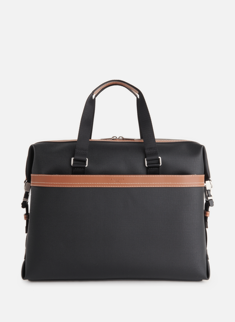 Maurice briefcase in Black leatherLE TANNEUR 