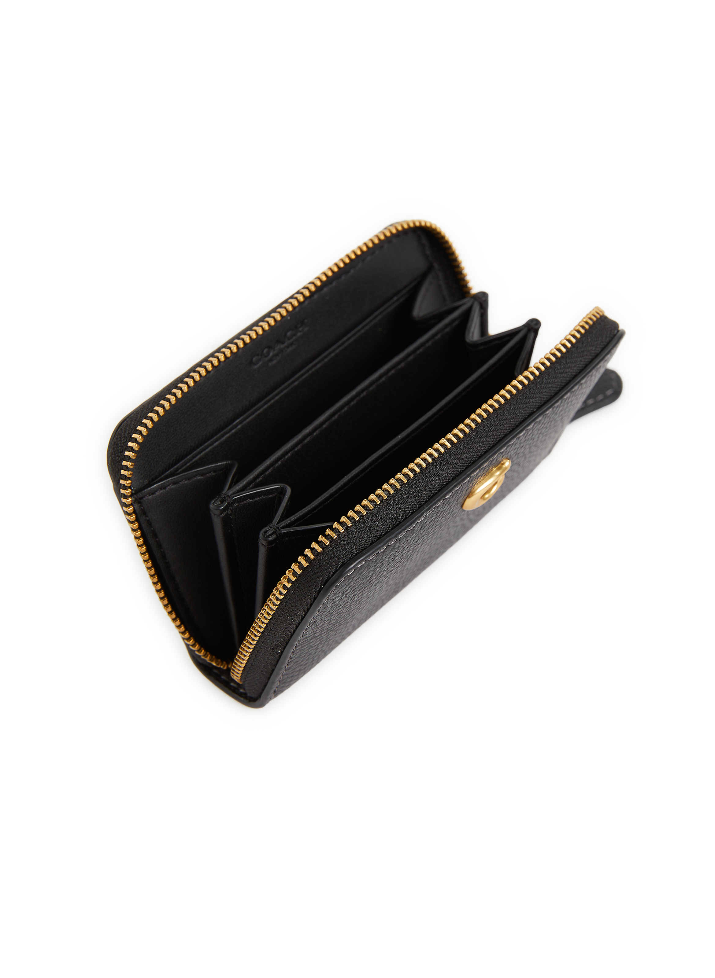 Leather wallet COACH Black