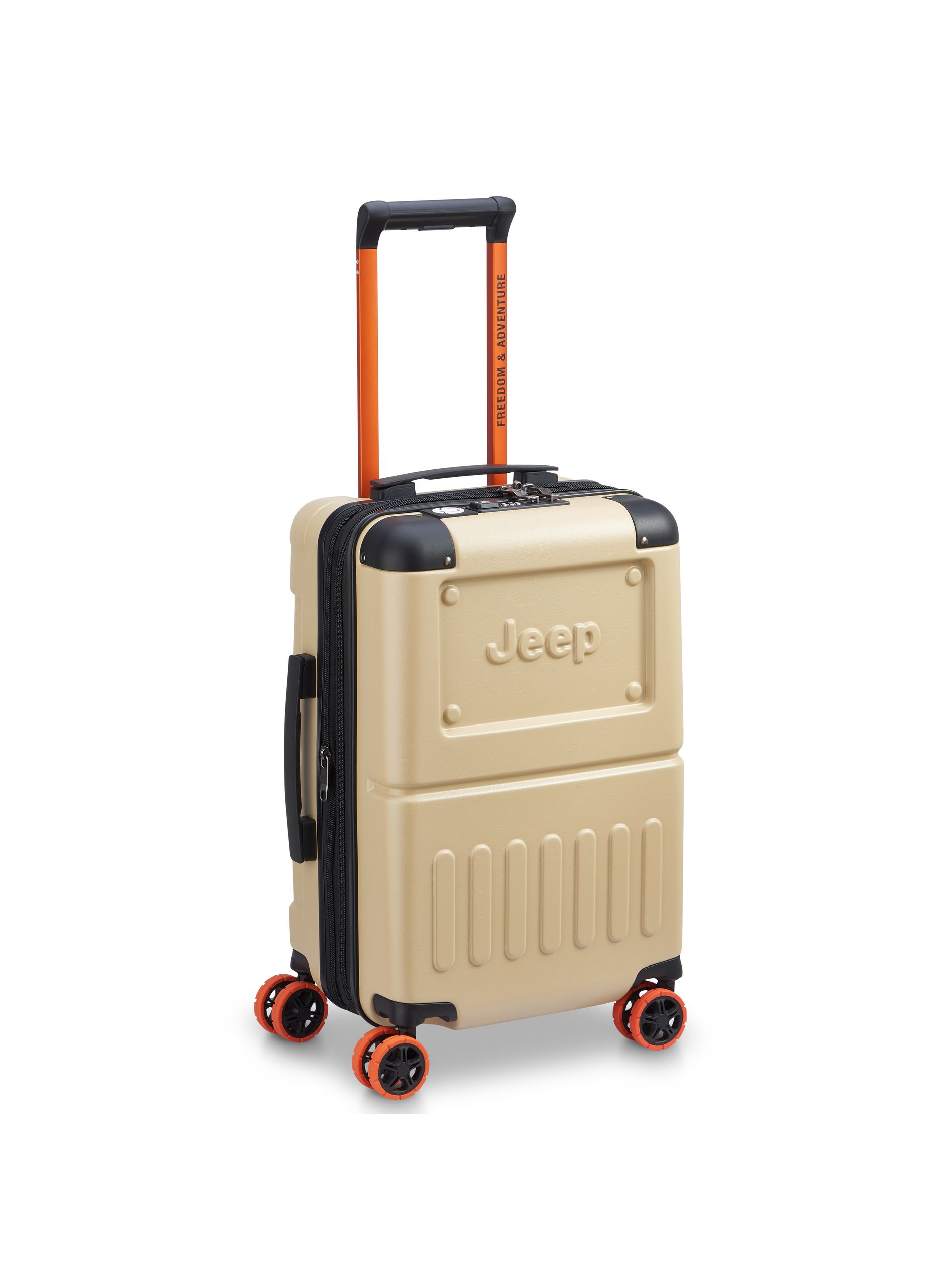 Valise cabine rigide taille s - jh002b JEEP Beige