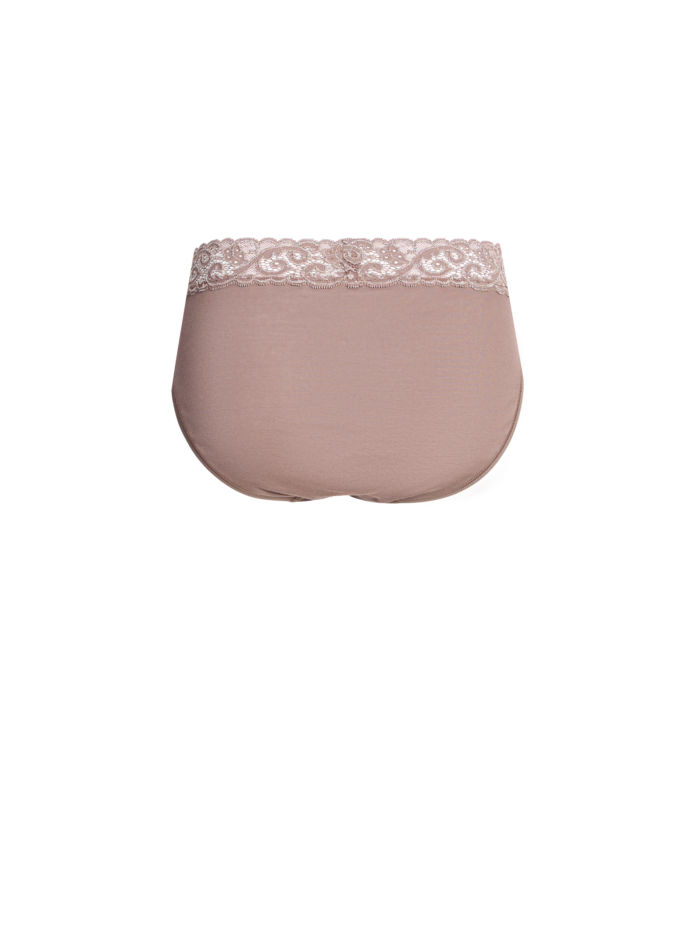 Lace briefs HANRO Brown