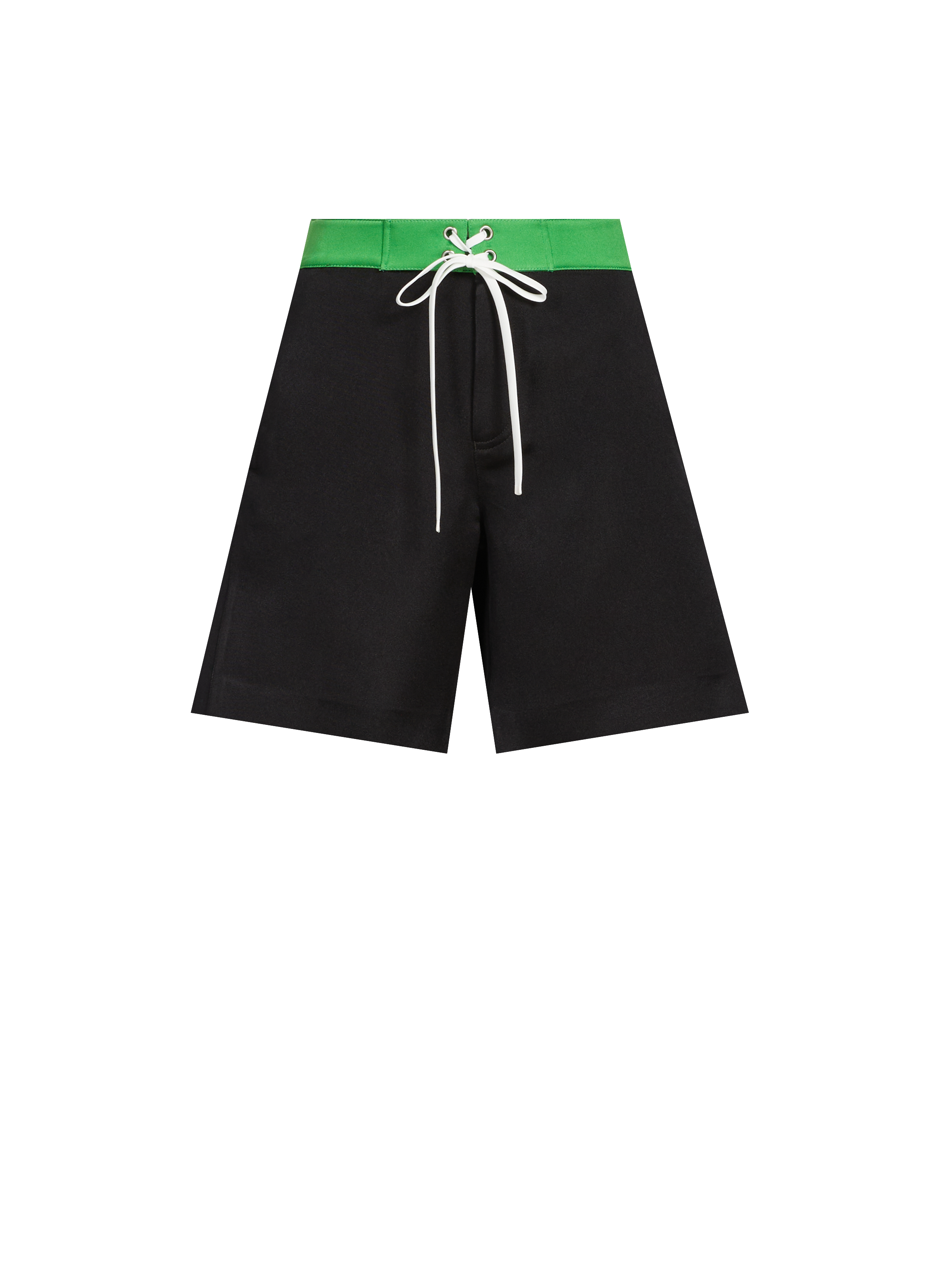 Bermuda en satin MIU MIU Noir