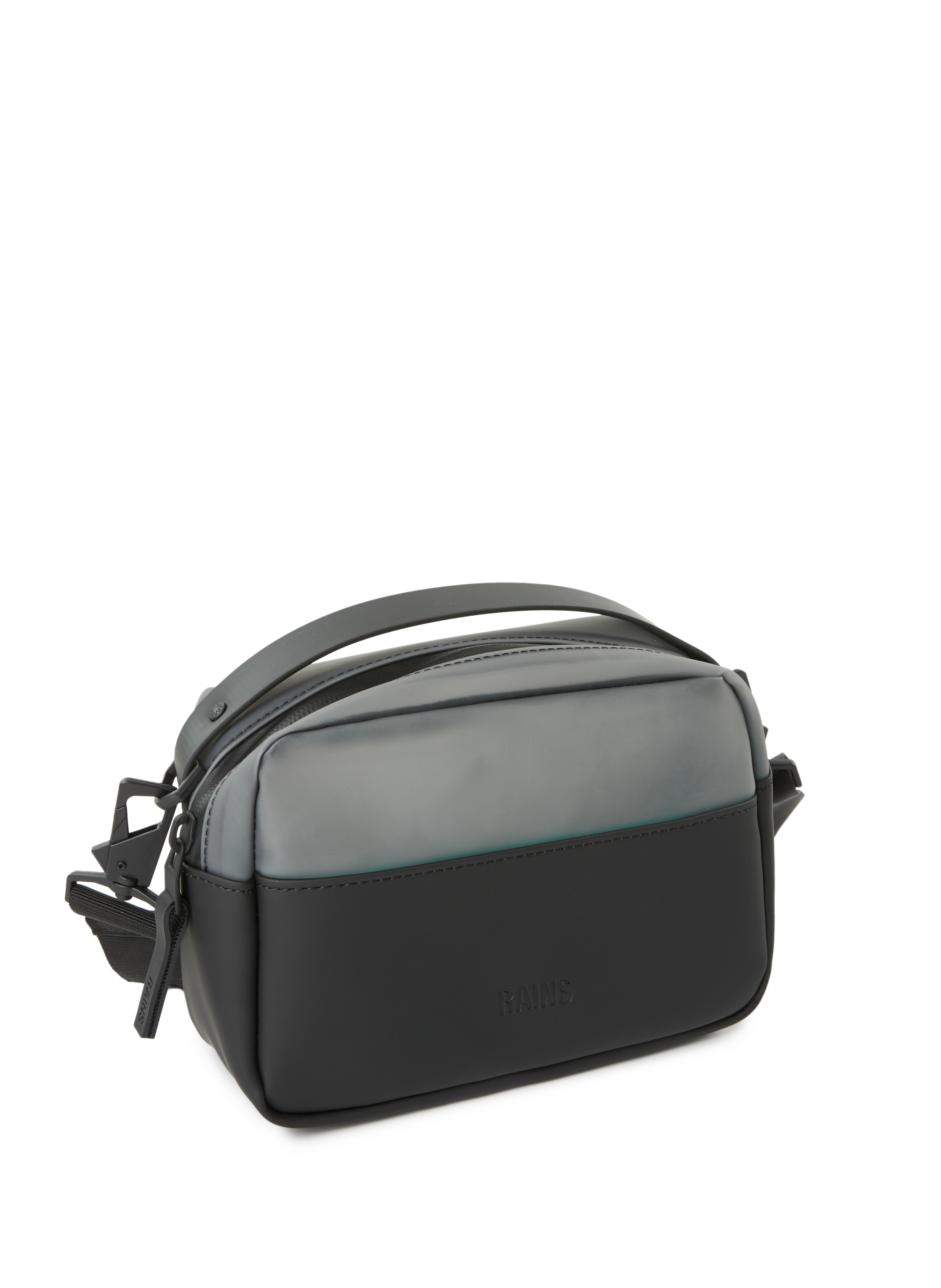 Two-tone shoulder bag Black