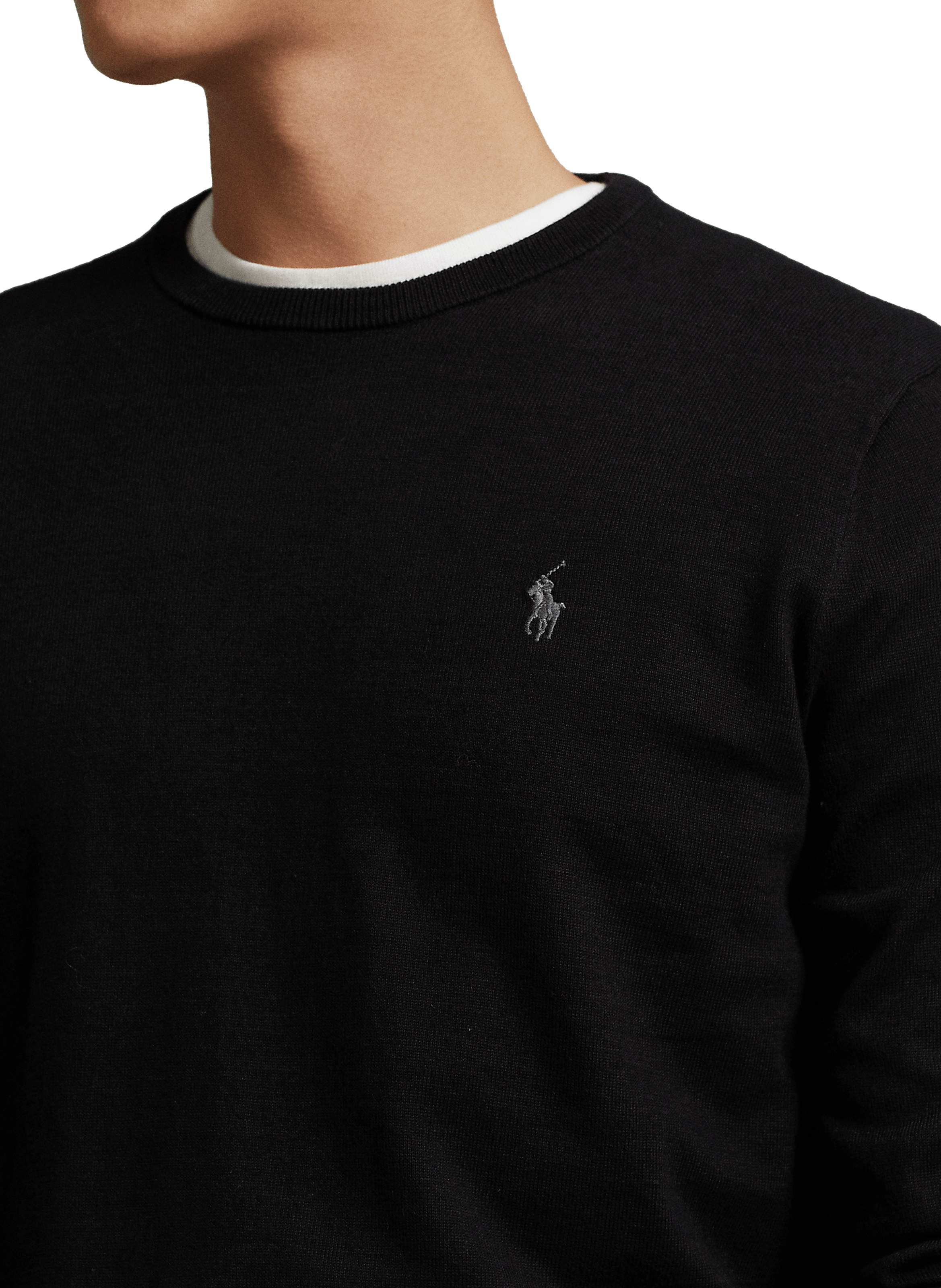 Slim cotton sweatshirt  POLO RALPH LAUREN Black