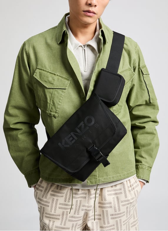 Small messenger bag | Black by KENZO Small messenger bag Black