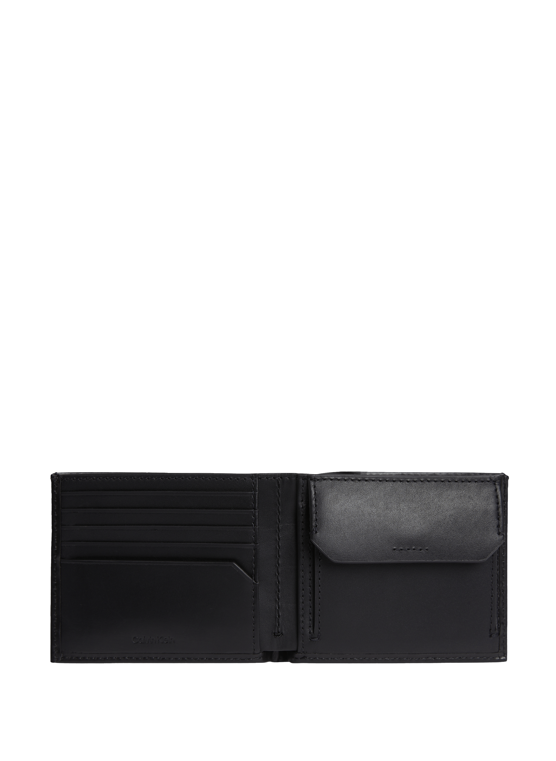 Leather Anti-RFID Wallet CALVIN KLEIN Black