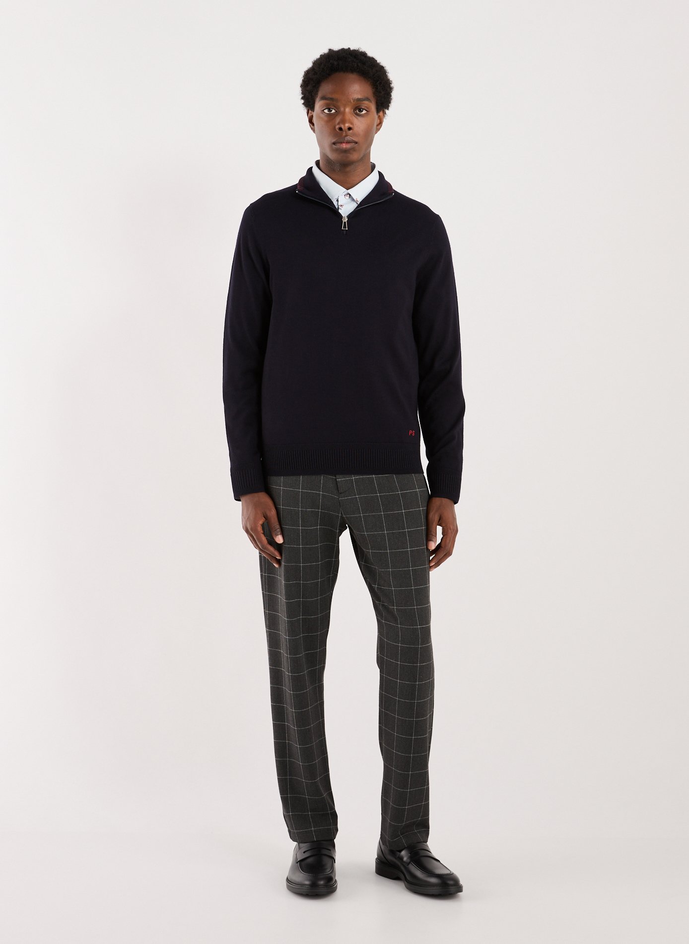 Merino wool high-neck sweater PAUL SMITH Blue