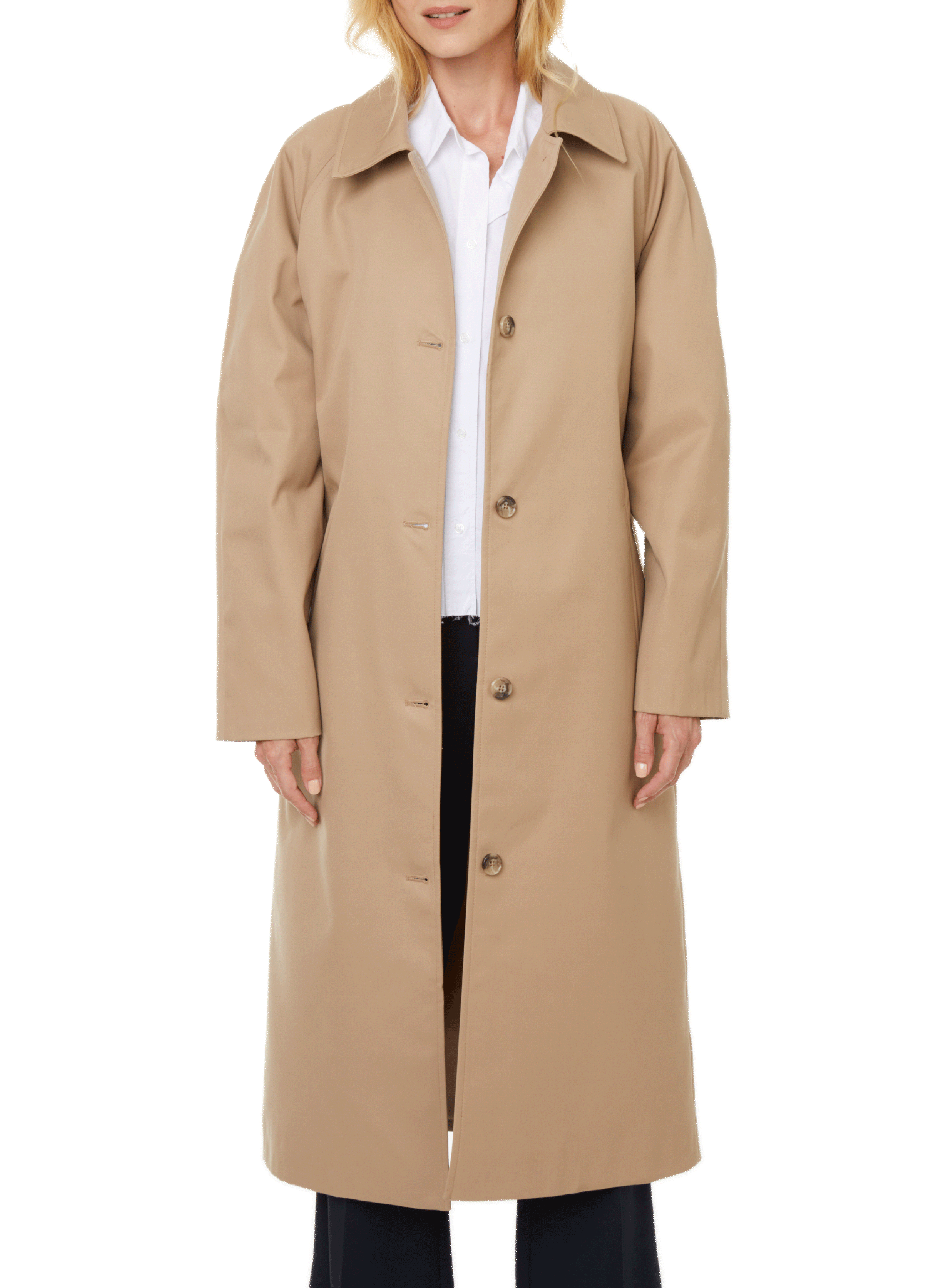 SAISON 1865 Trench en coton Marron