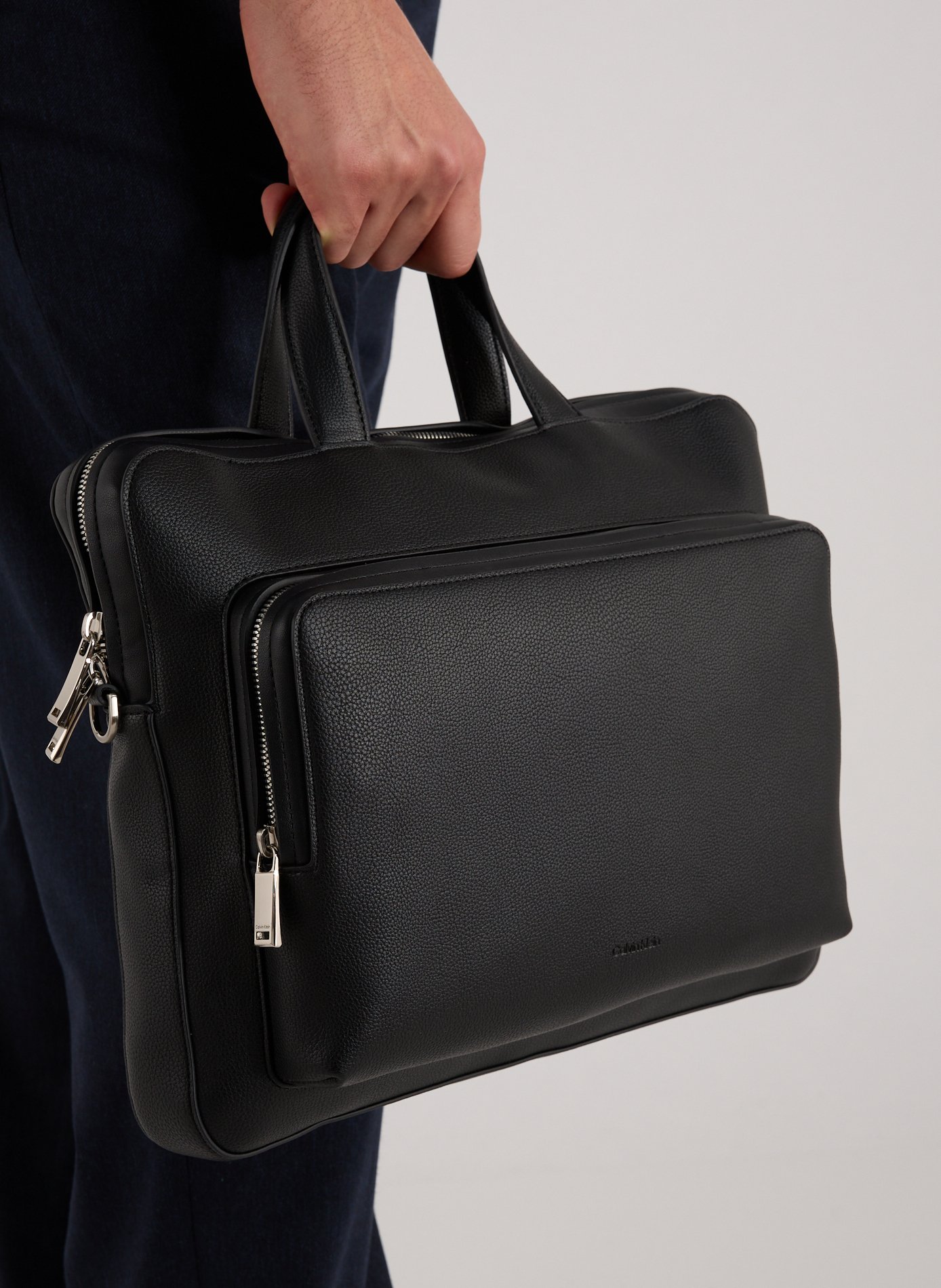 Removable shoulder strap document holder CALVIN KLEIN Black