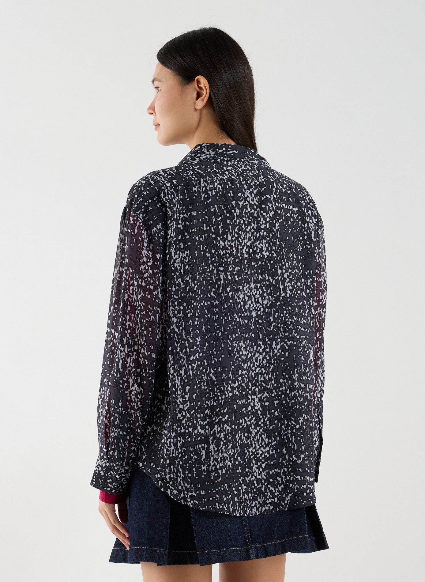 Classic-collar shirt with straight cuffs  CALVIN KLEIN Multicolour