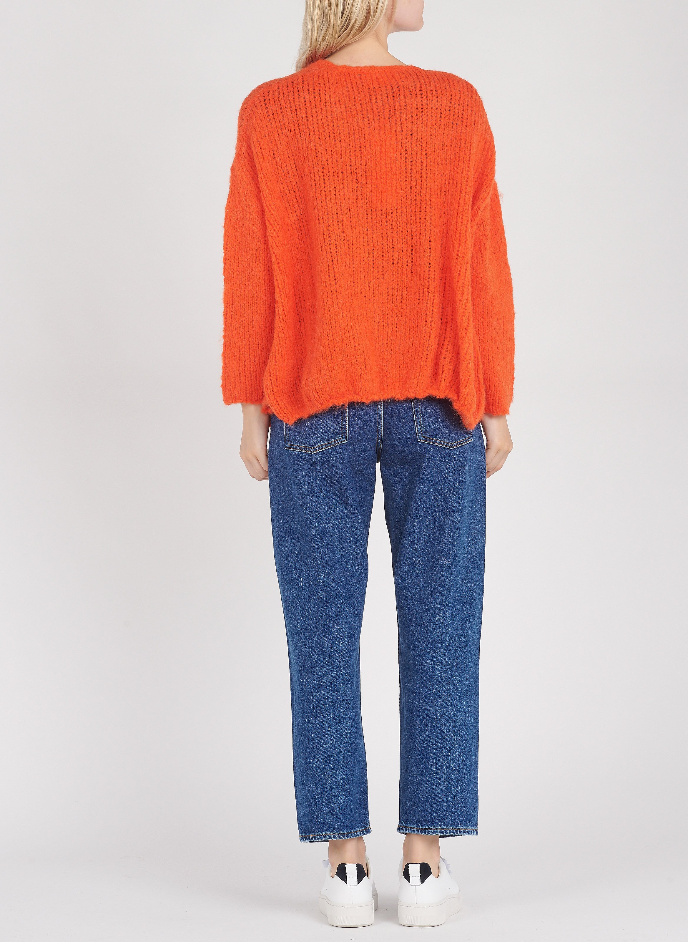 Tee-shirt col rond en coton mélangé jacksonville AMERICAN VINTAGE Bleu