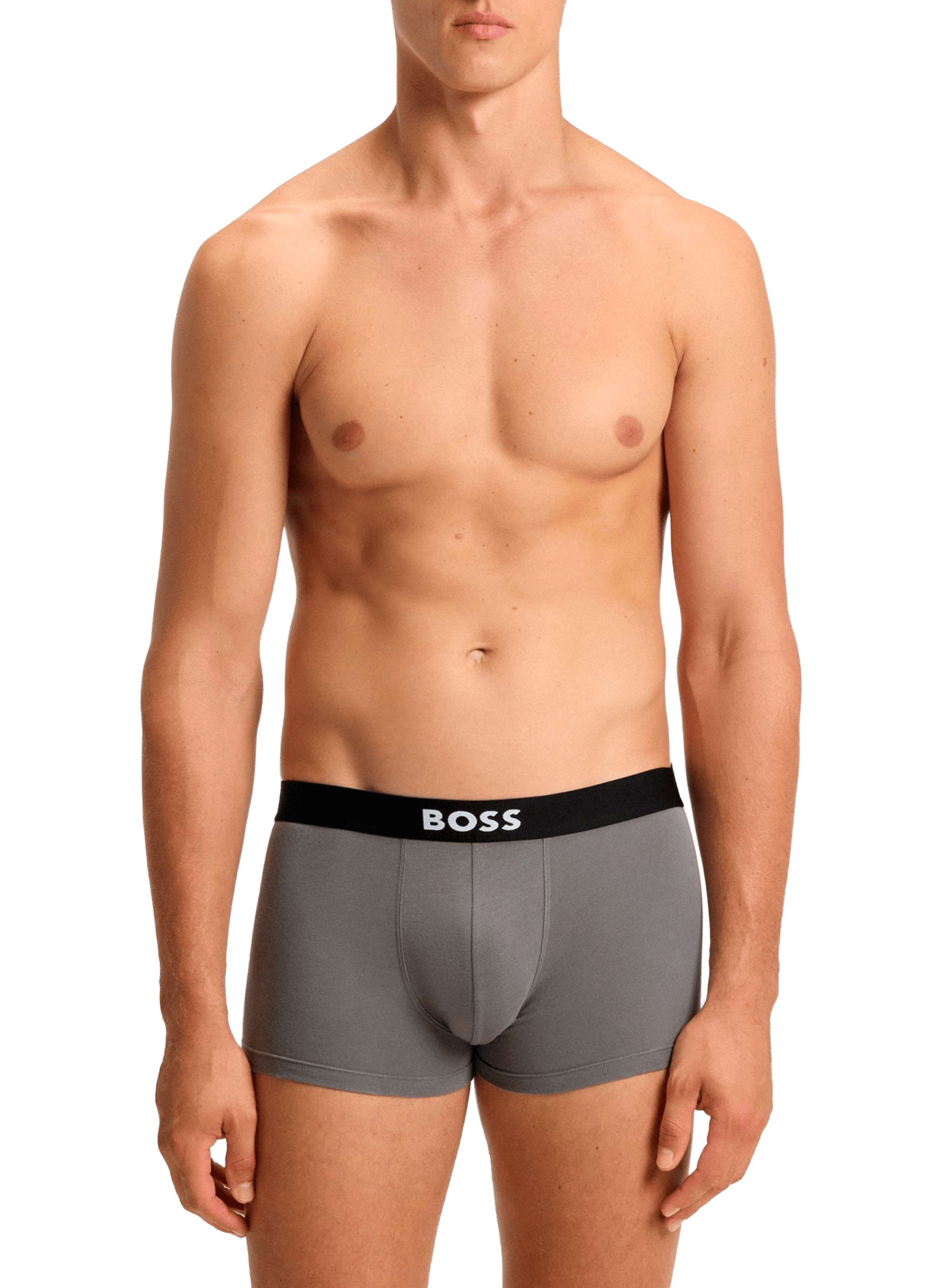 Lot de 3 boxers en coton mélangé BOSS Multicolore