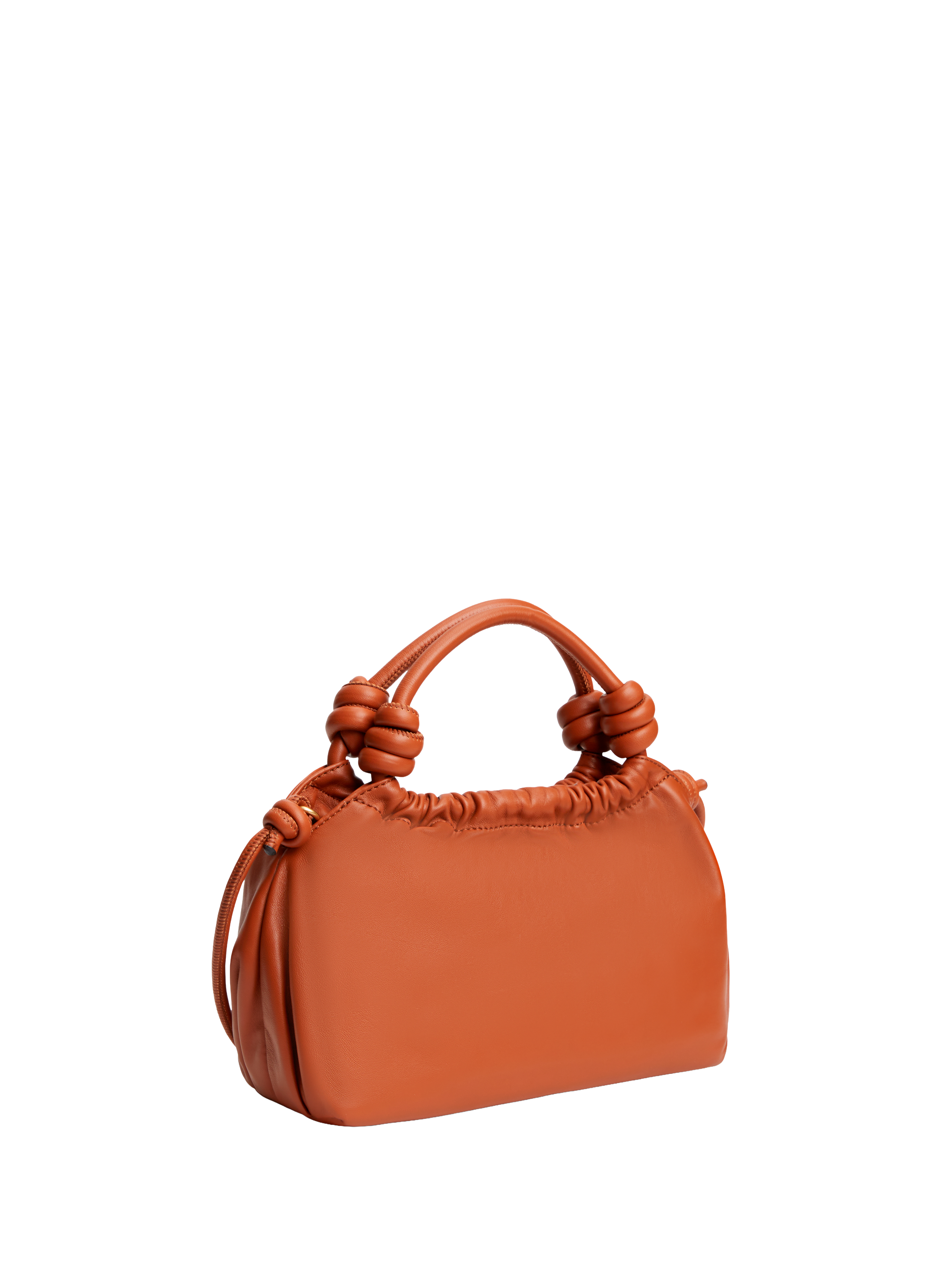 Soft leather shoulder bag TOMMY HILFIGER Brown