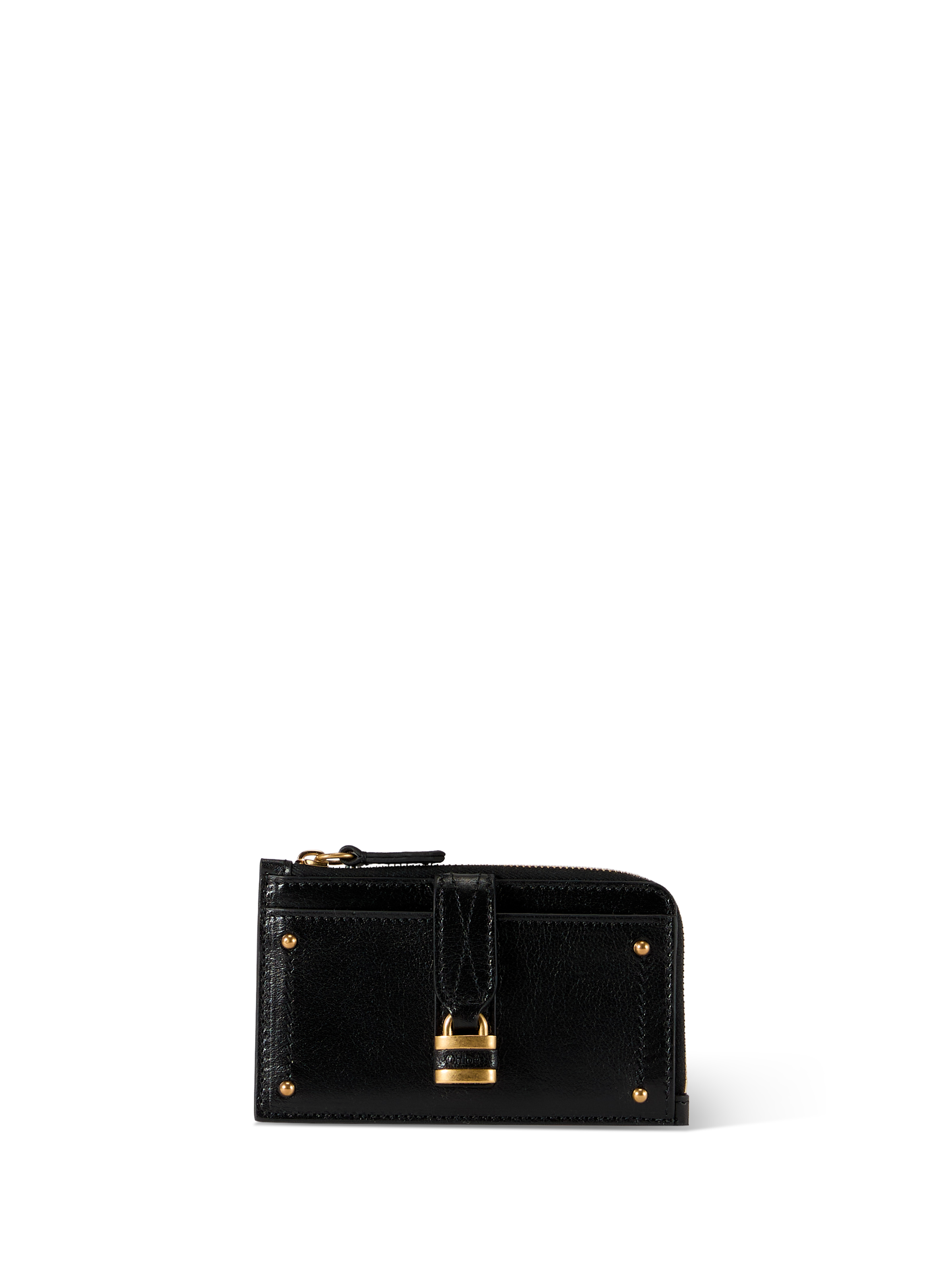 Buffalo horn Woody coin purse CHLOÉ Black