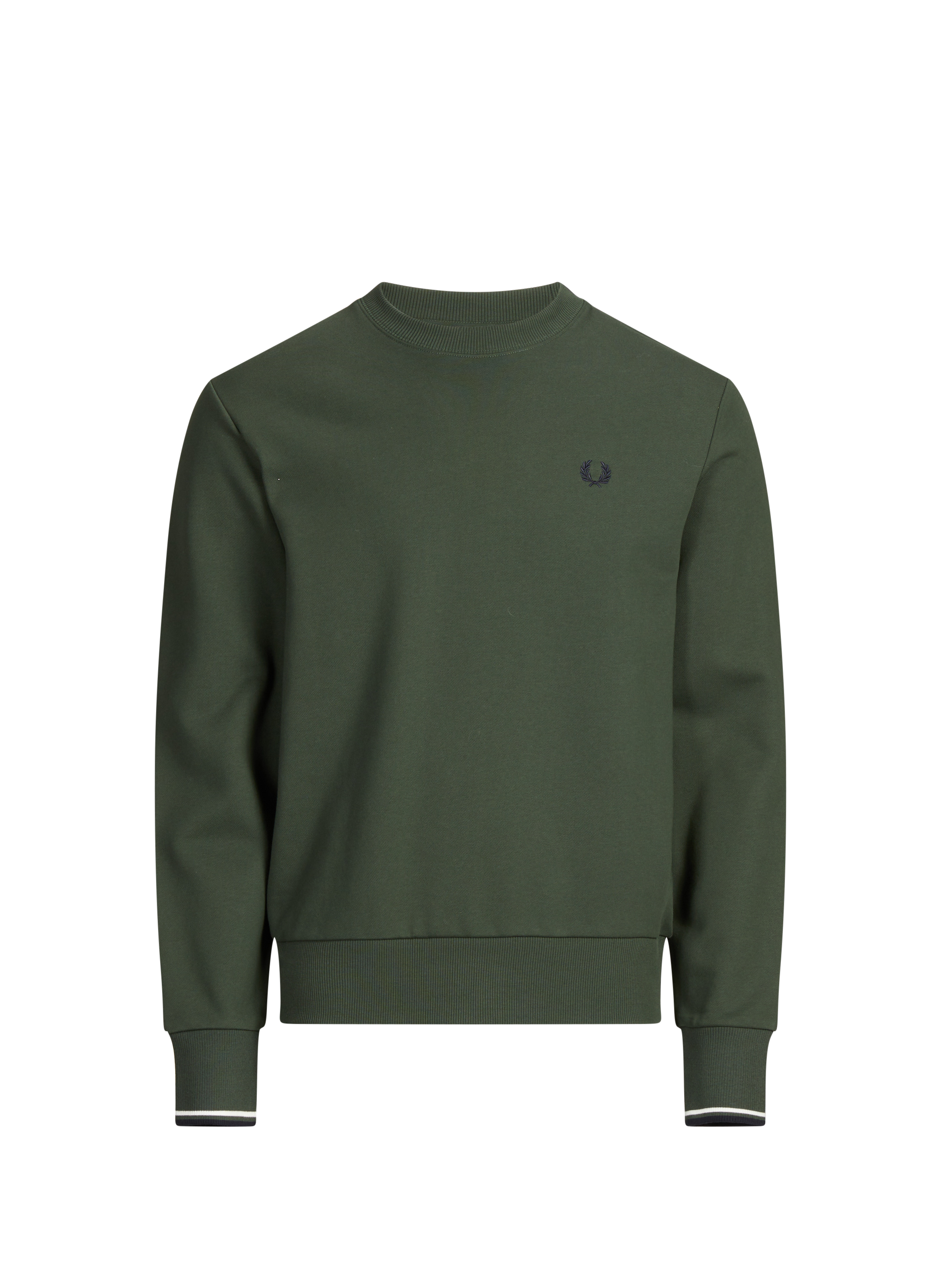 Sweatshirt col rond en coton  Crtgrn snwt nvy