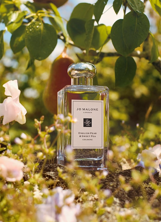 Jo Malone English Pear Printemps, parfum poire et freesia, English Pear & Sweet Pea, brume cheveux Jo Malone, crème main parfumée printemps 2025