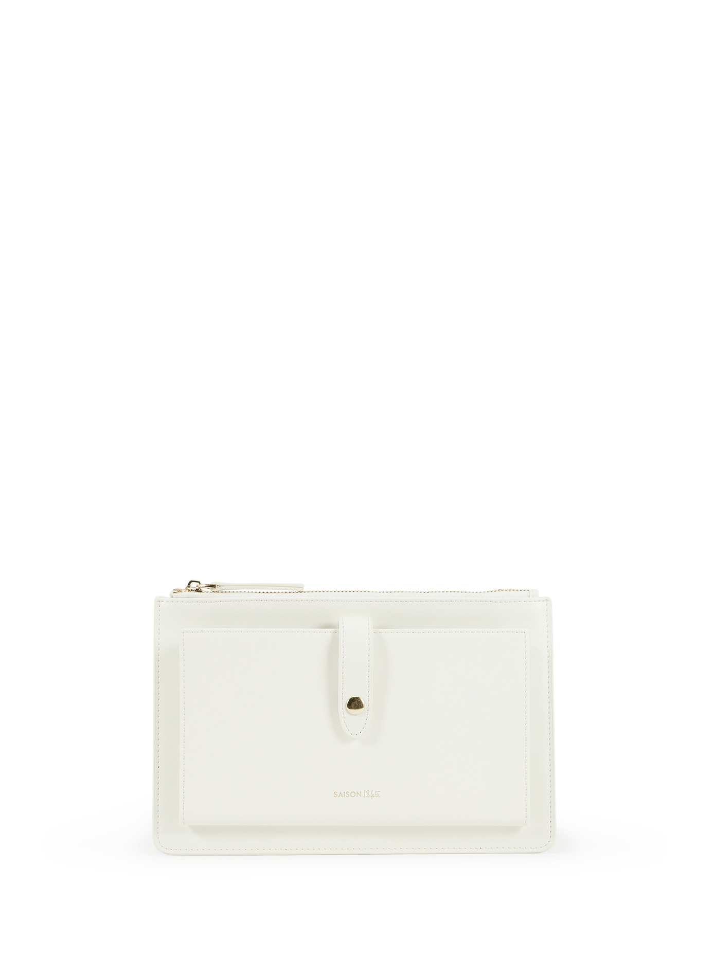 Pochette en cuir SAISON 1865 Beige