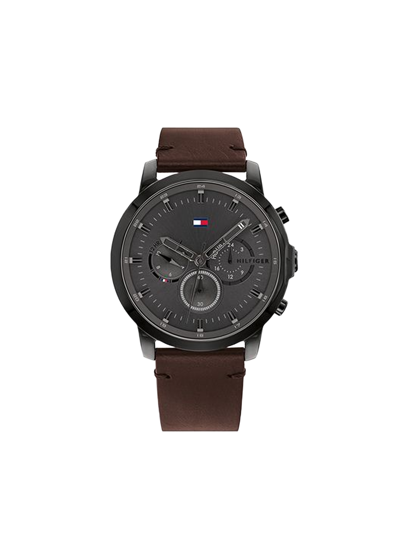 Montre Jameson en cuir TOMMY HILFIGER MONTRES Marron