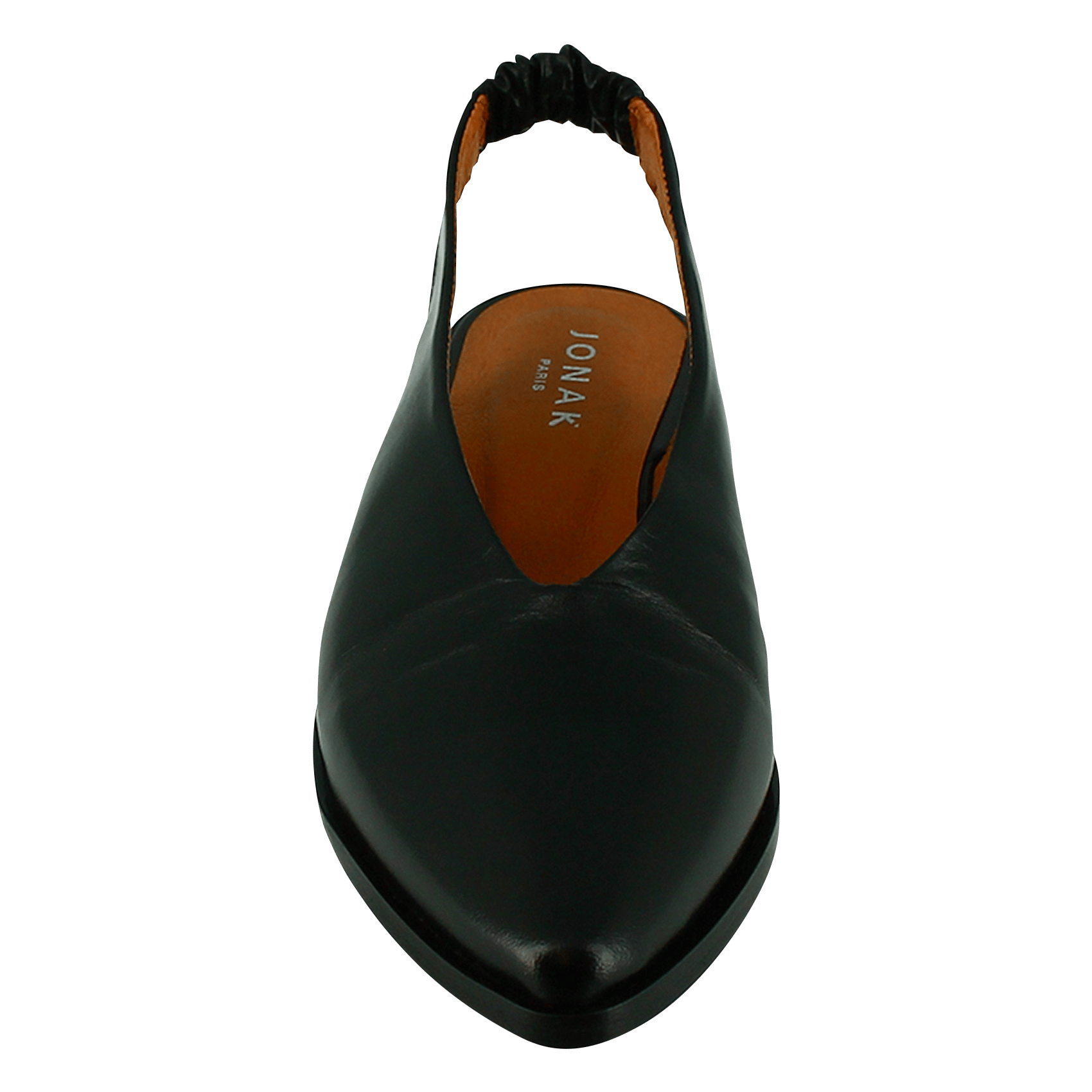 Ballerines en cuir acajou JONAK Noir