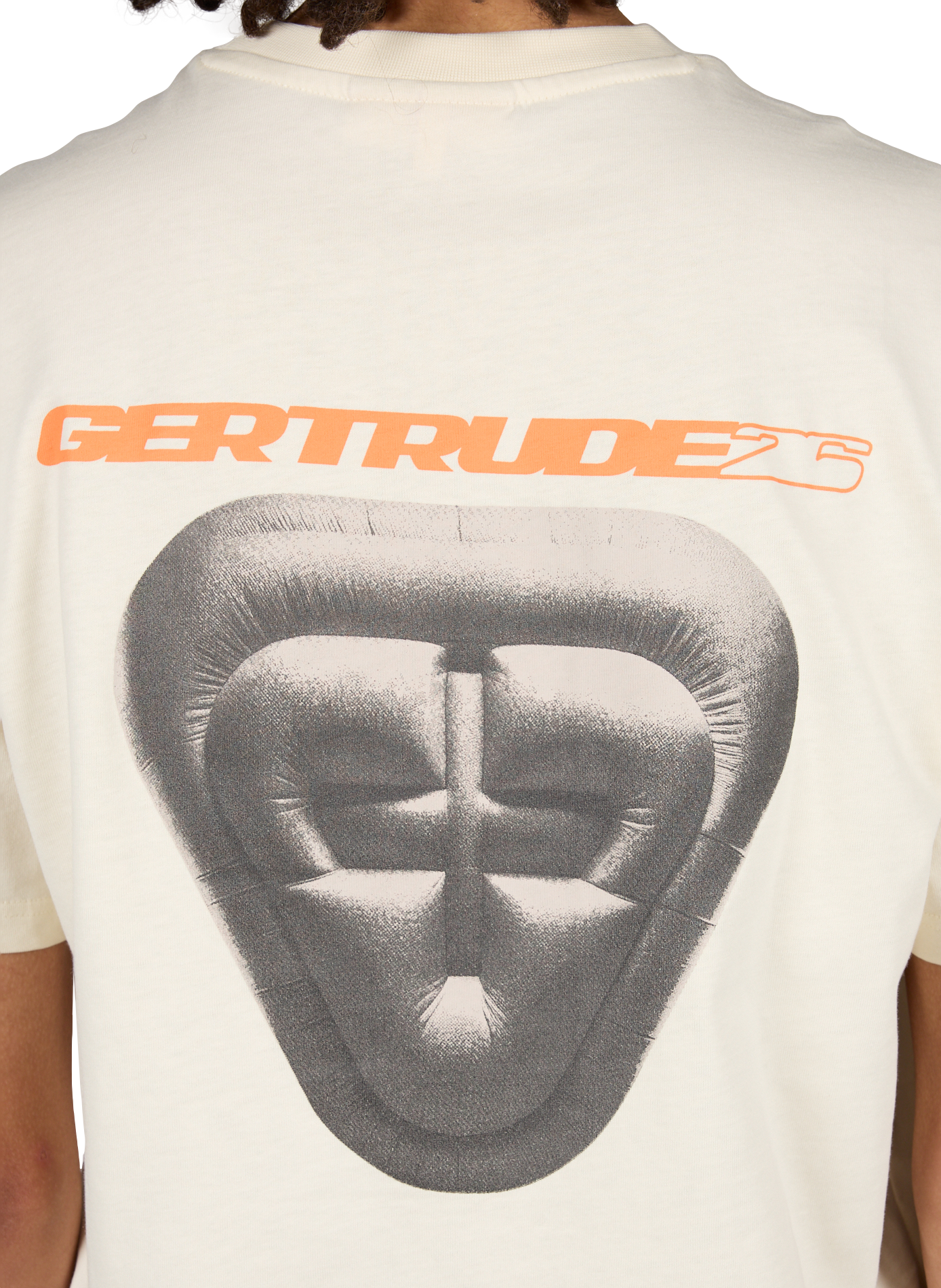 Straight cotton t-shirt GERTRUDE ET GASTON Beige