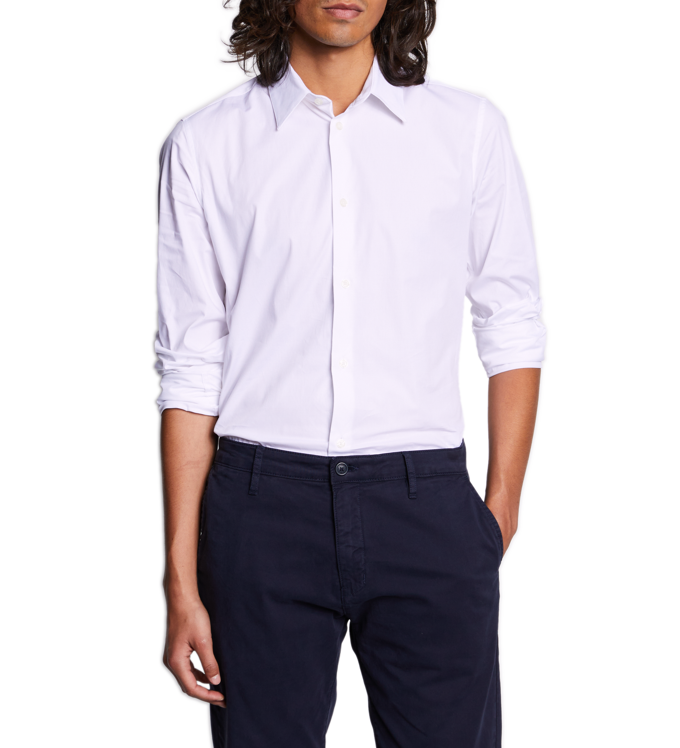 Cotton poplin shirt AU PRINTEMPS PARIS White