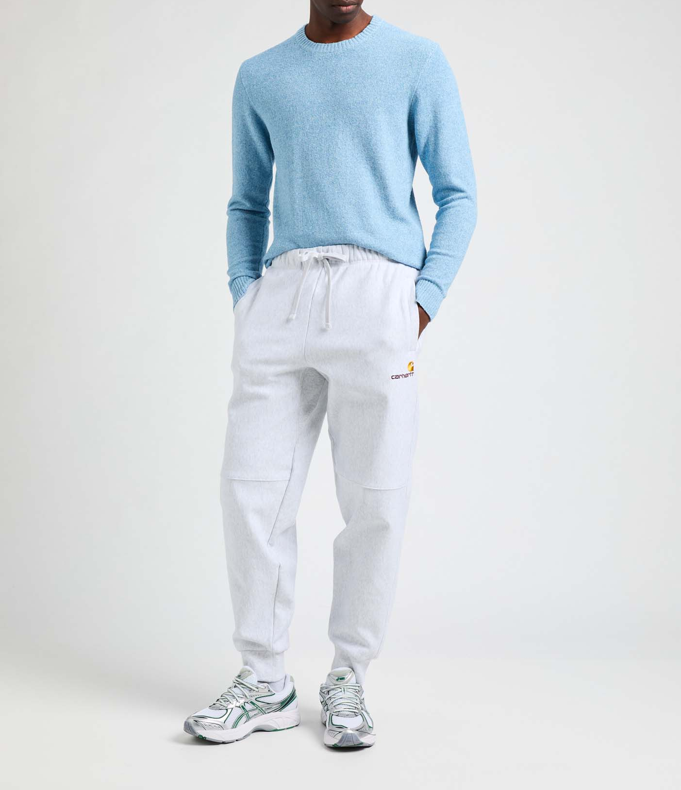 Cotton-blend jumper AU PRINTEMPS PARIS Blue