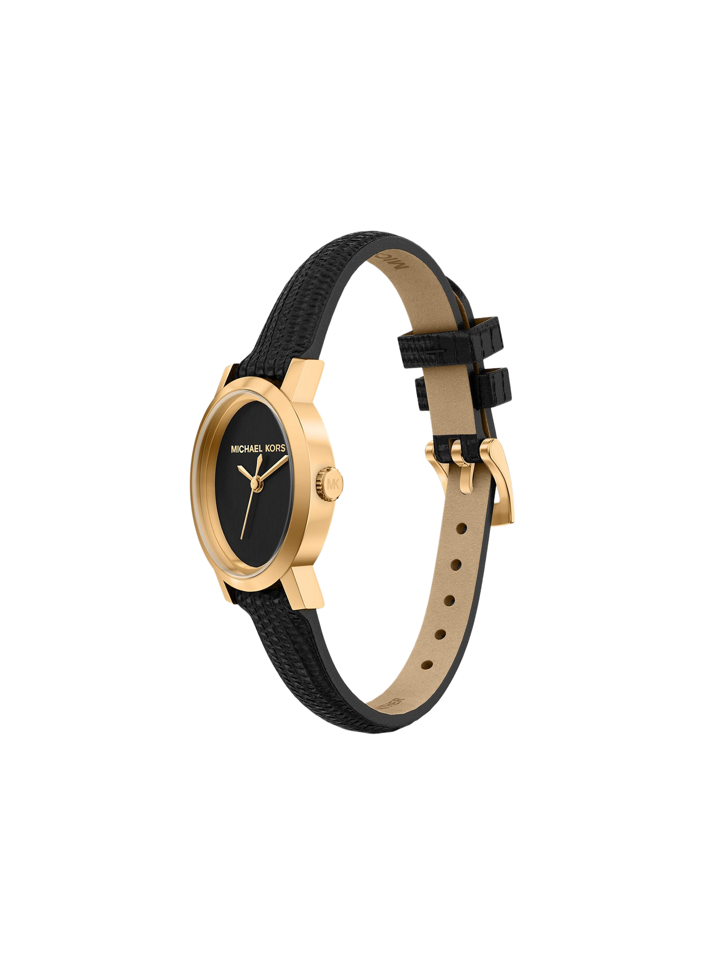Montre Quartz MAUDE avec bracelet en cuir MICHAEL KORS MONTRES Noir