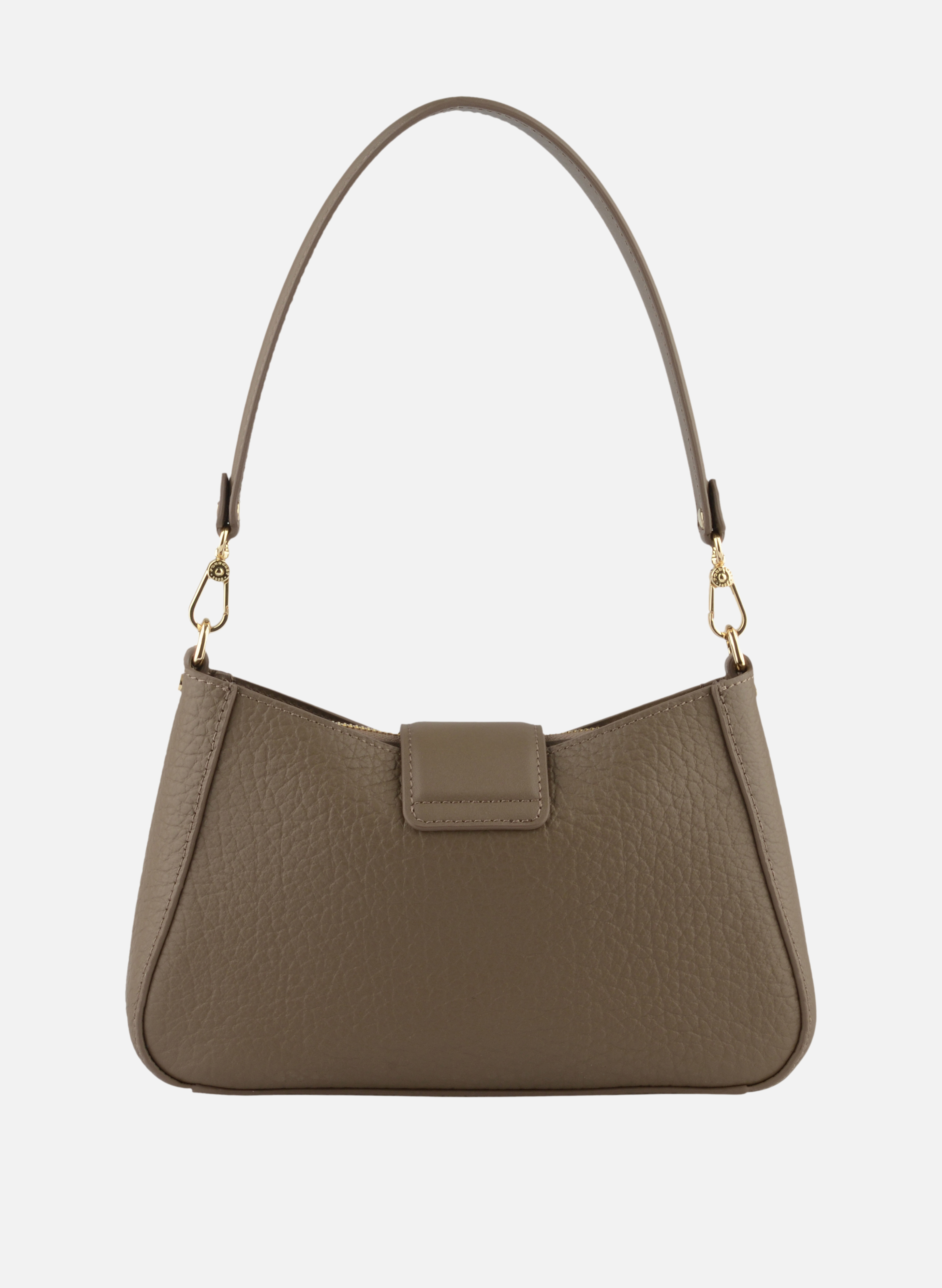 Fleuves | sac à main en cuir de vachette POURCHET Gris