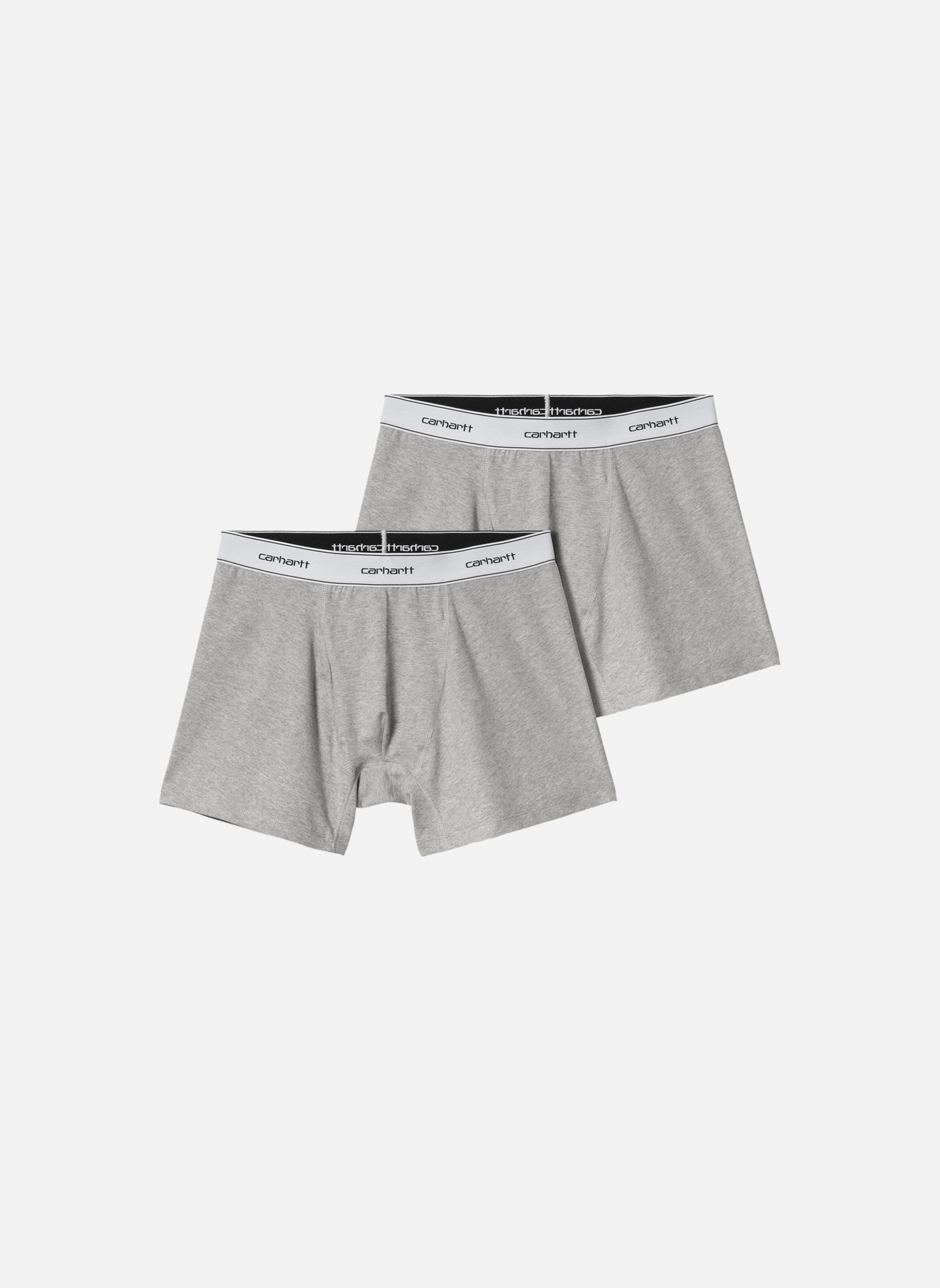 Lot de 2 boxers cotton trunks CARHARTT WIP Gris