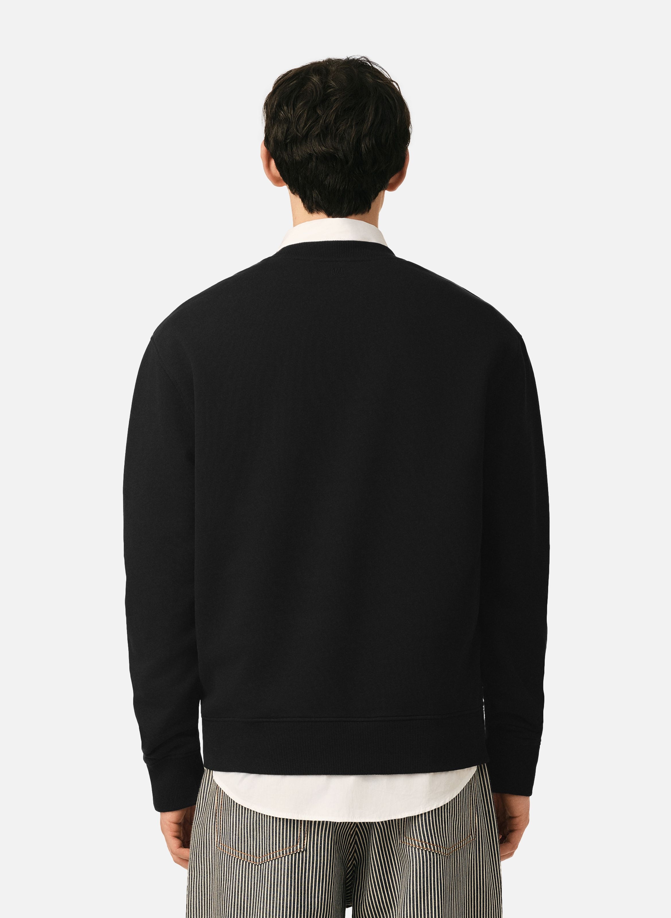 Sweatshirt en coton ami de coeur AMI PARIS Noir
