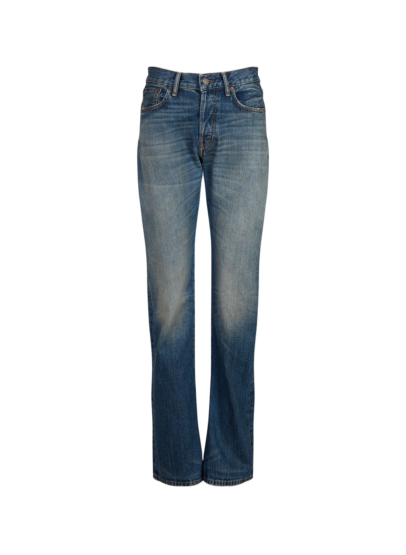 Bootcut-Jeans aus Baumwolle ACNE STUDIOS Blau