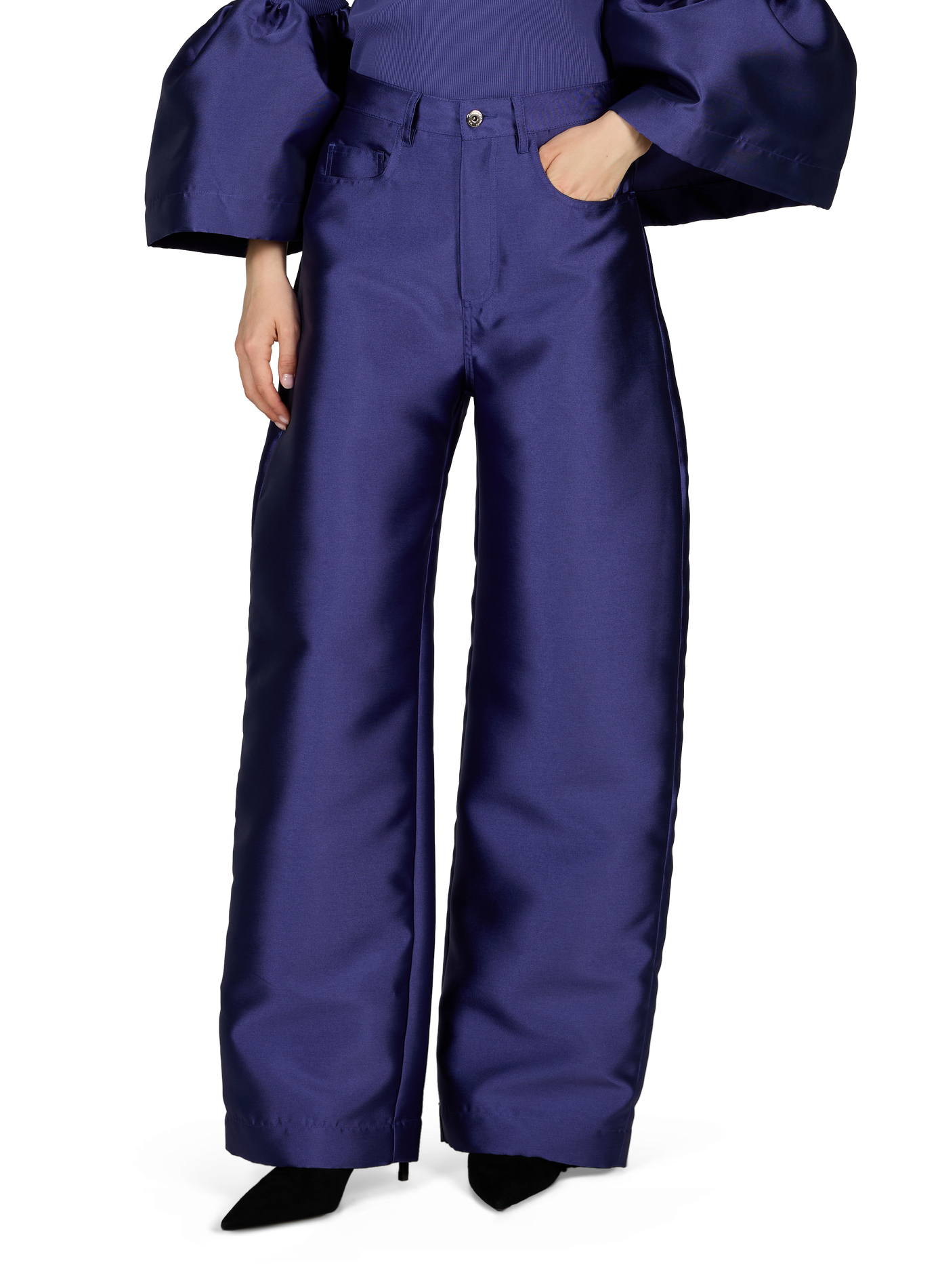 Satinhose MARQUES ALMEIDA Blau