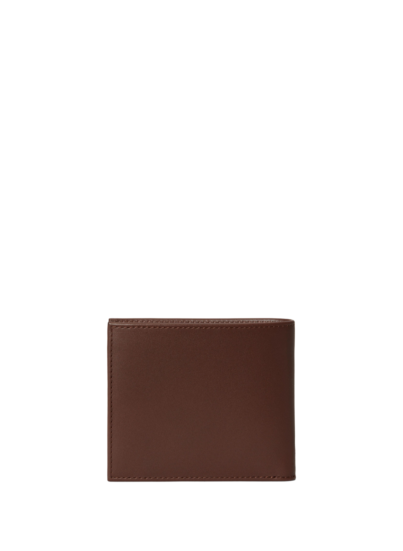 Bestickte Lederbrieftasche POLO RALPH LAUREN Beige