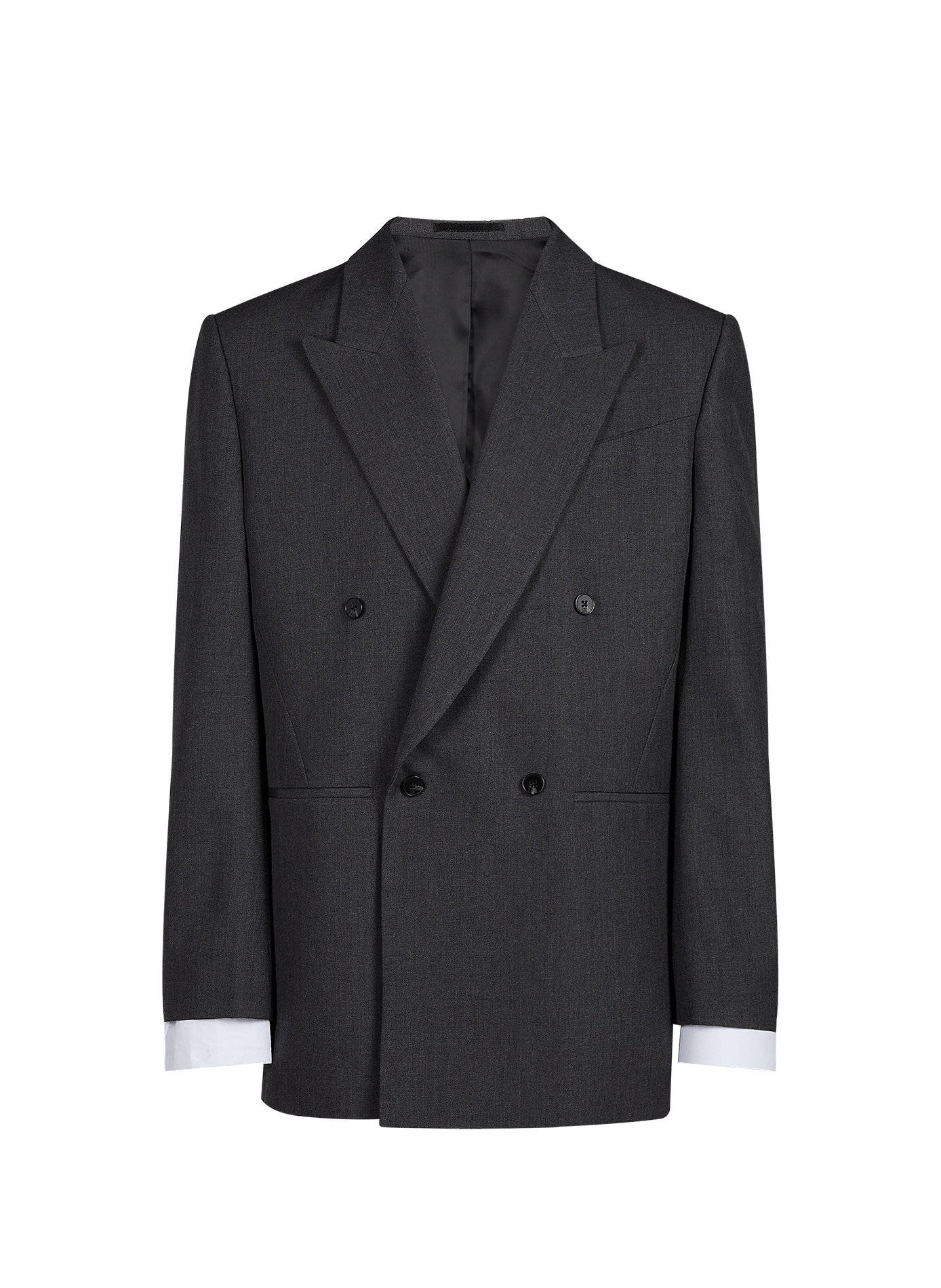 Taillierte Wolljacke LOUIS GABRIEL NOUCHI Grau