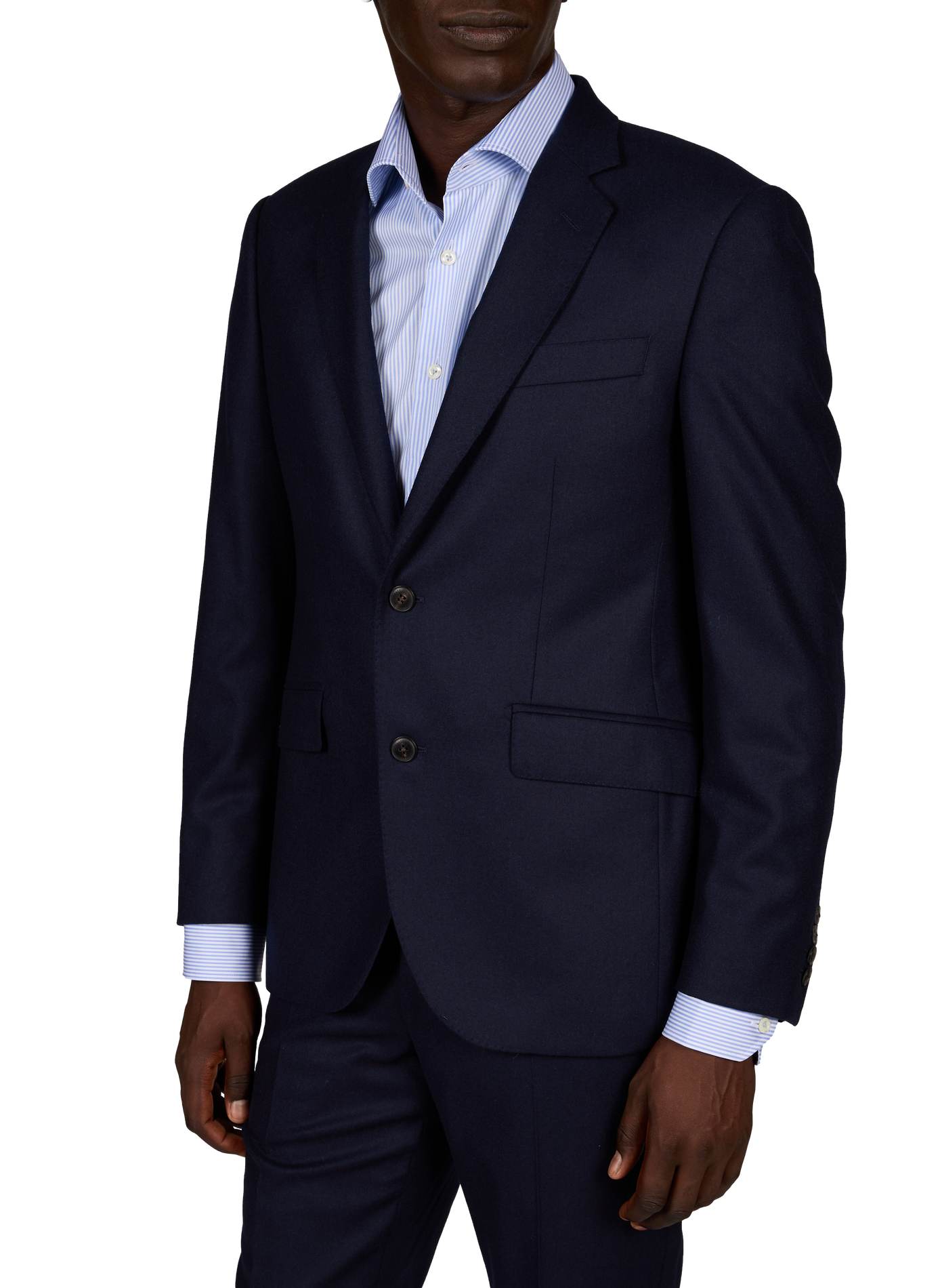 Blazer cintré en laine HACKETT Bleu
