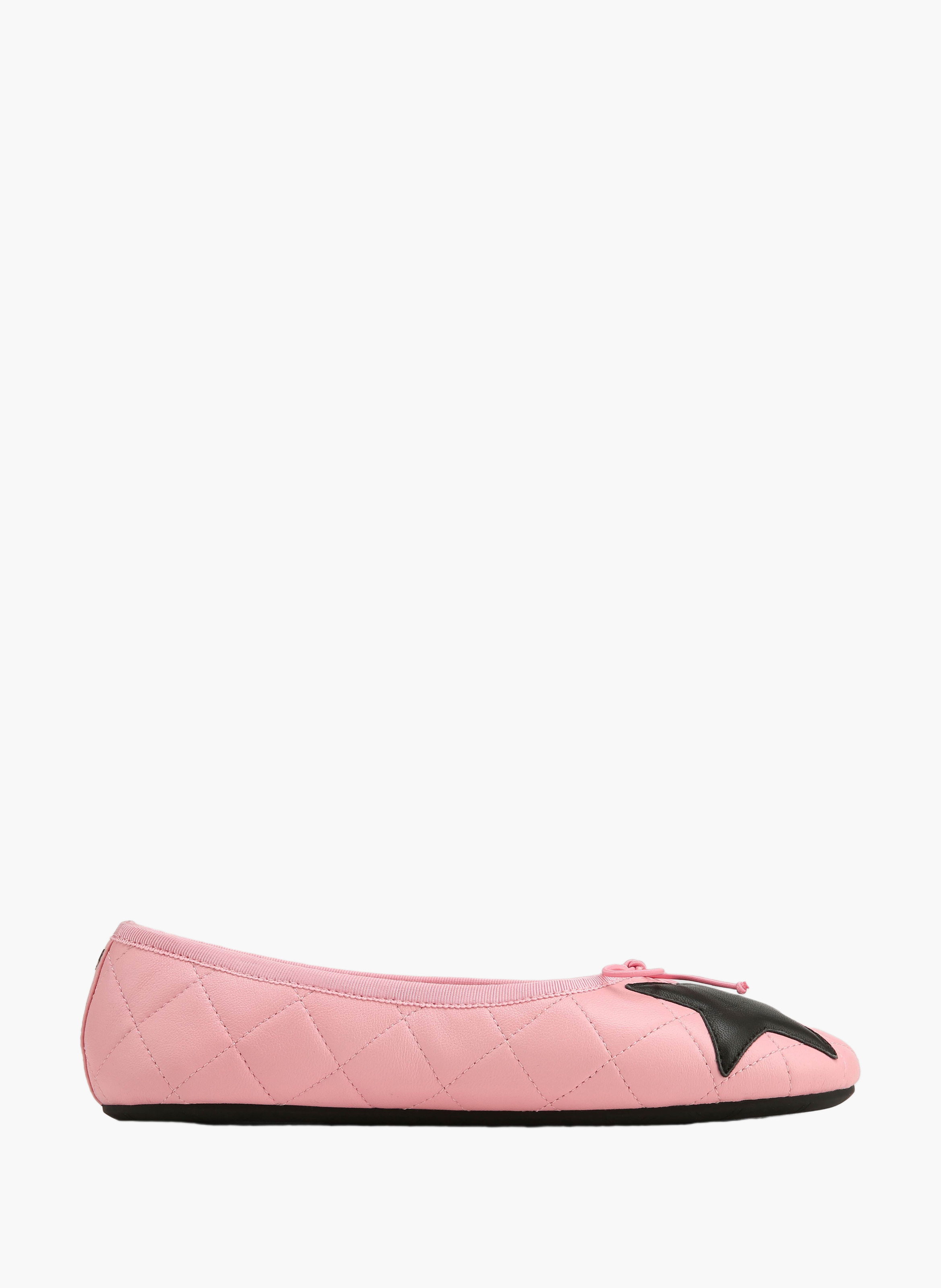 Bedford ballerina’s van leer NAKED WOLFE Roze