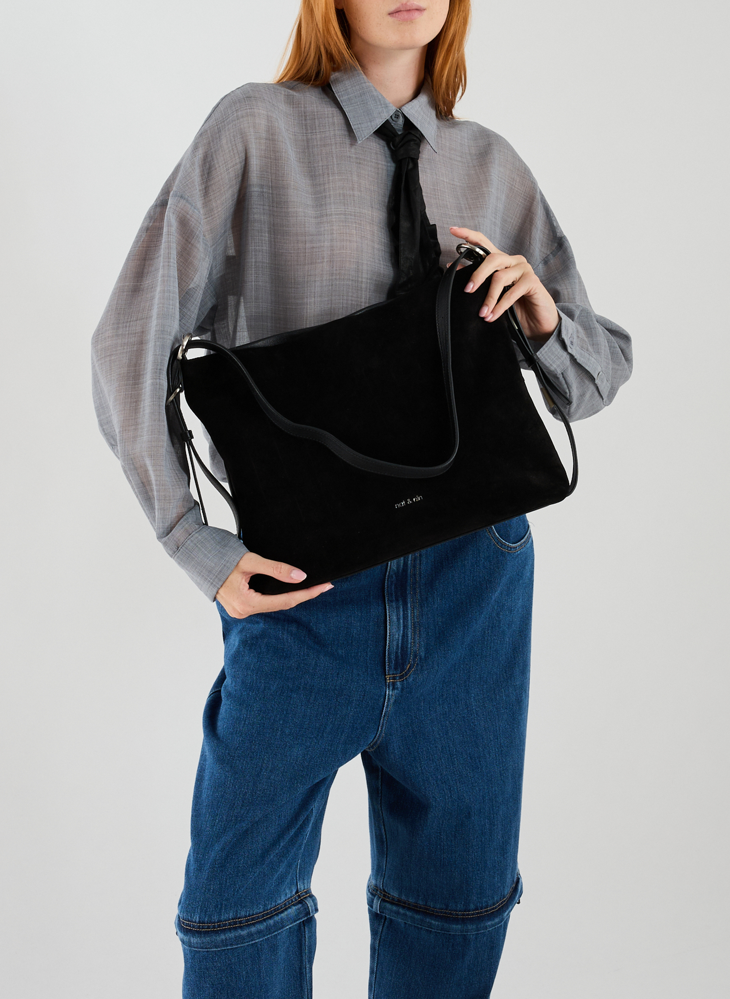 Sac en cuir NAT & NIN Noir