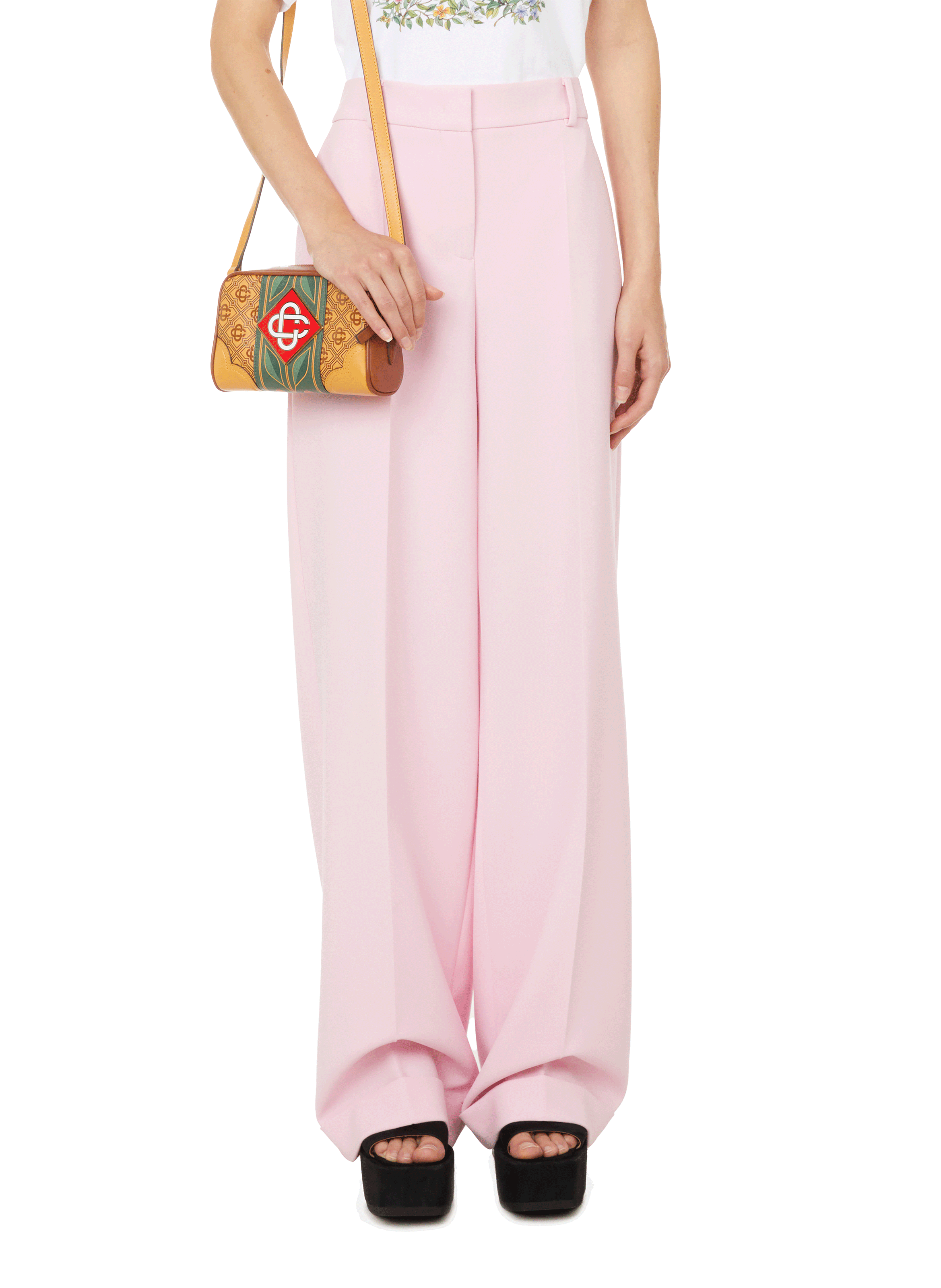 Loose-fit trousers MOSCHINO Pink