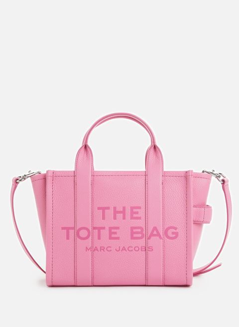 Mini-Einkaufstasche aus rosafarbenem LederMARC JACOBS 