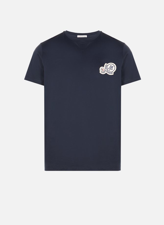 MONCLER schlichtes Baumwoll-T-Shirt