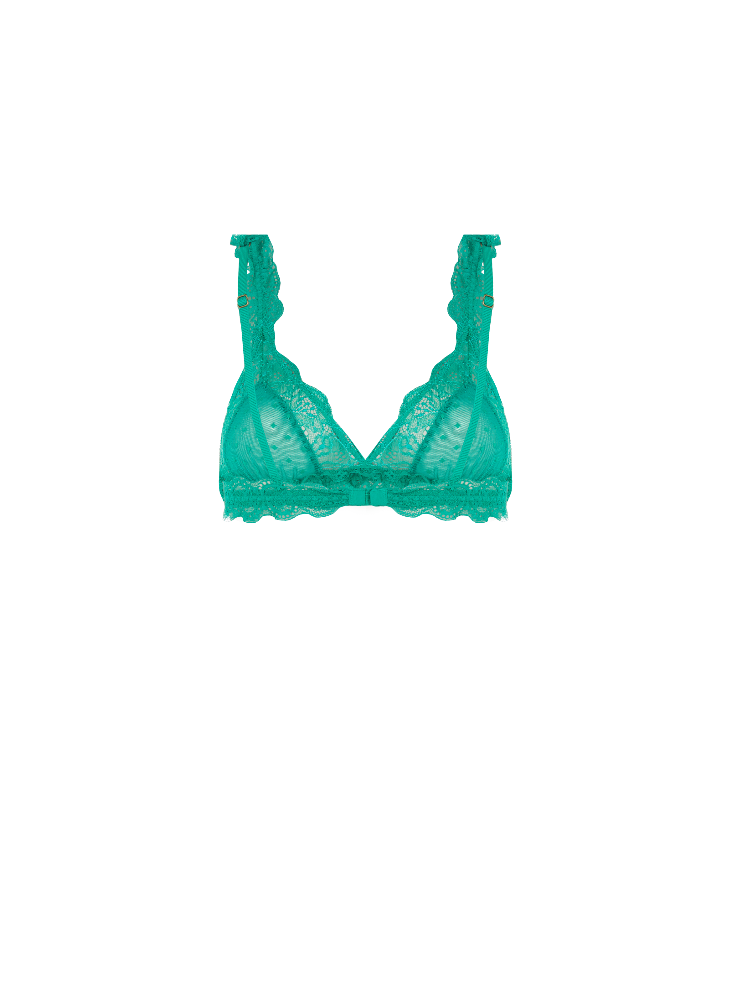 Love Lace triangle bra LOVE STORIES Green