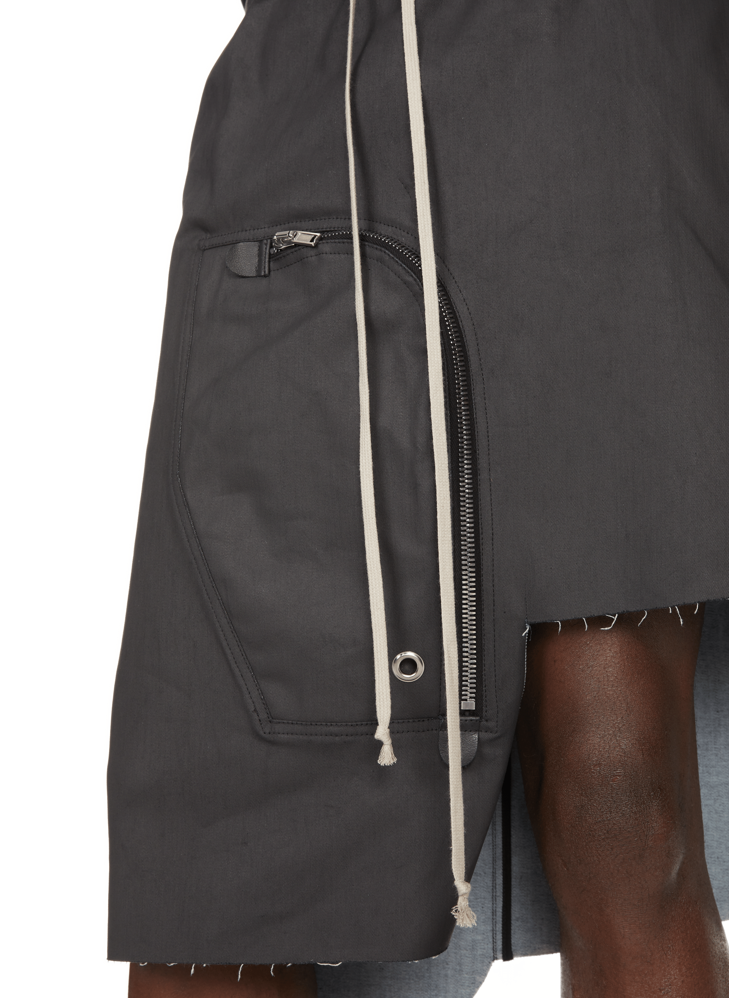 Dracca cotton skirt RICK OWENS Black