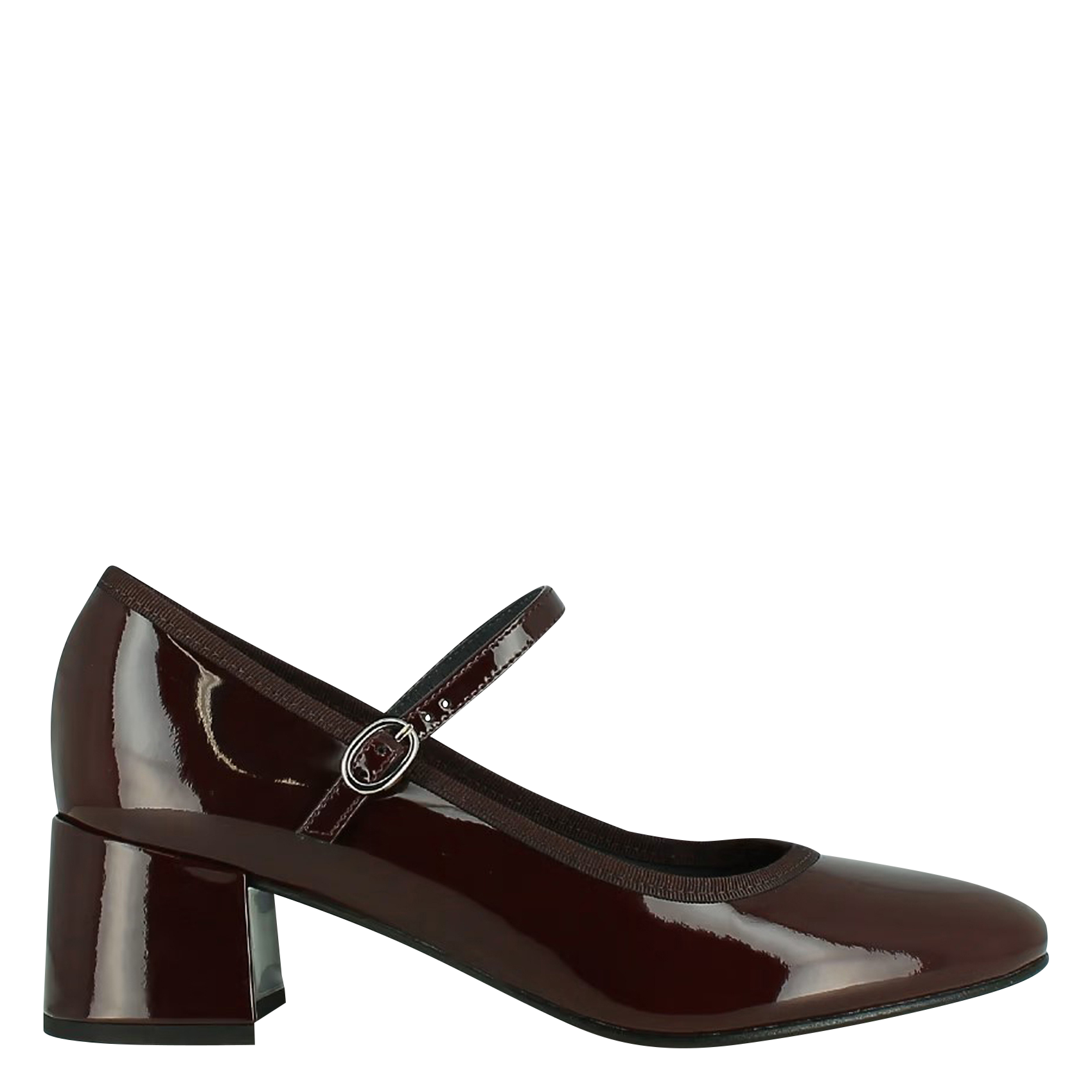 Babies à talons en cuir verni dalmatie JONAK Rouge