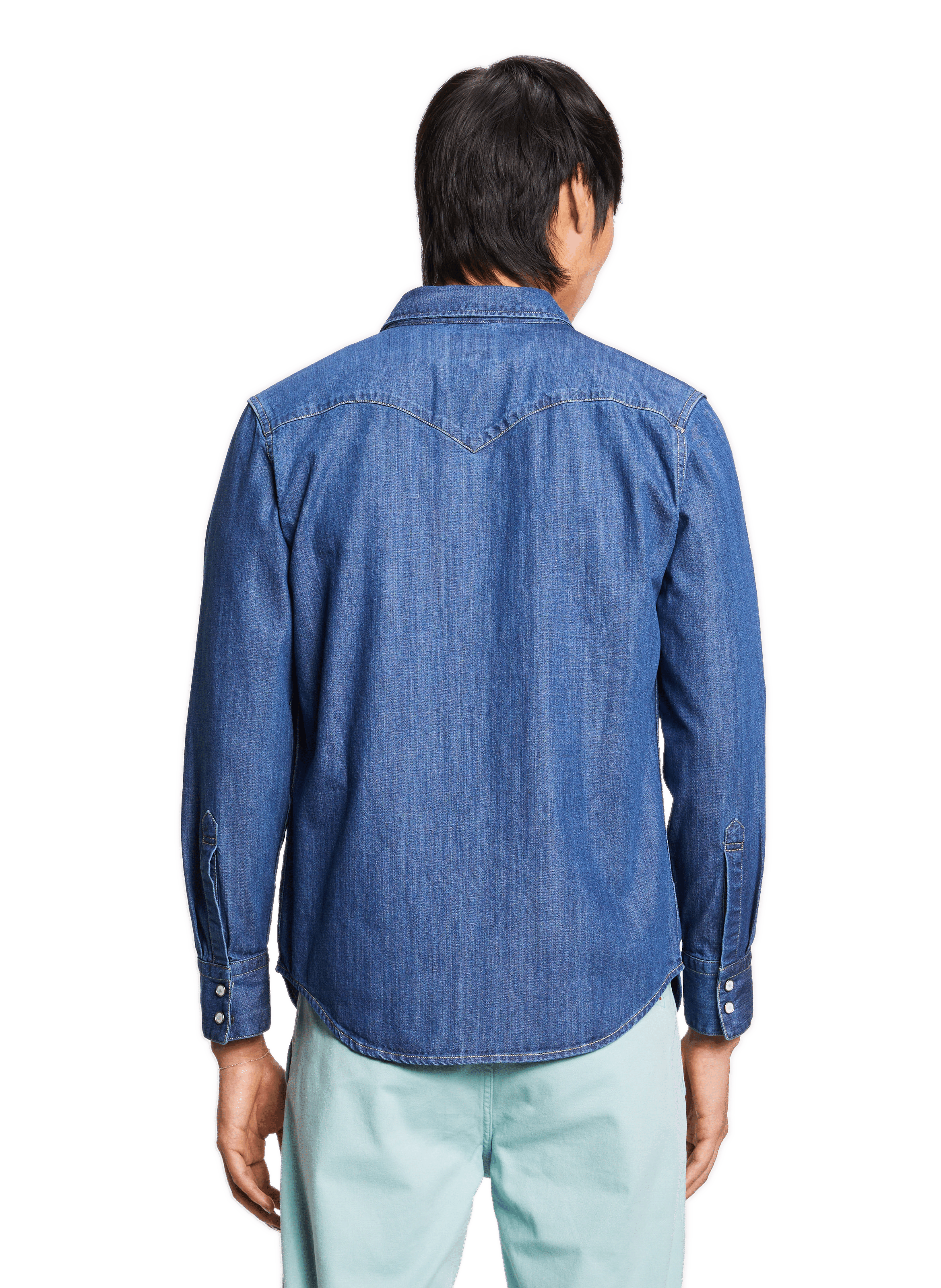 Bleached denim Shirt LEVI'S Blue