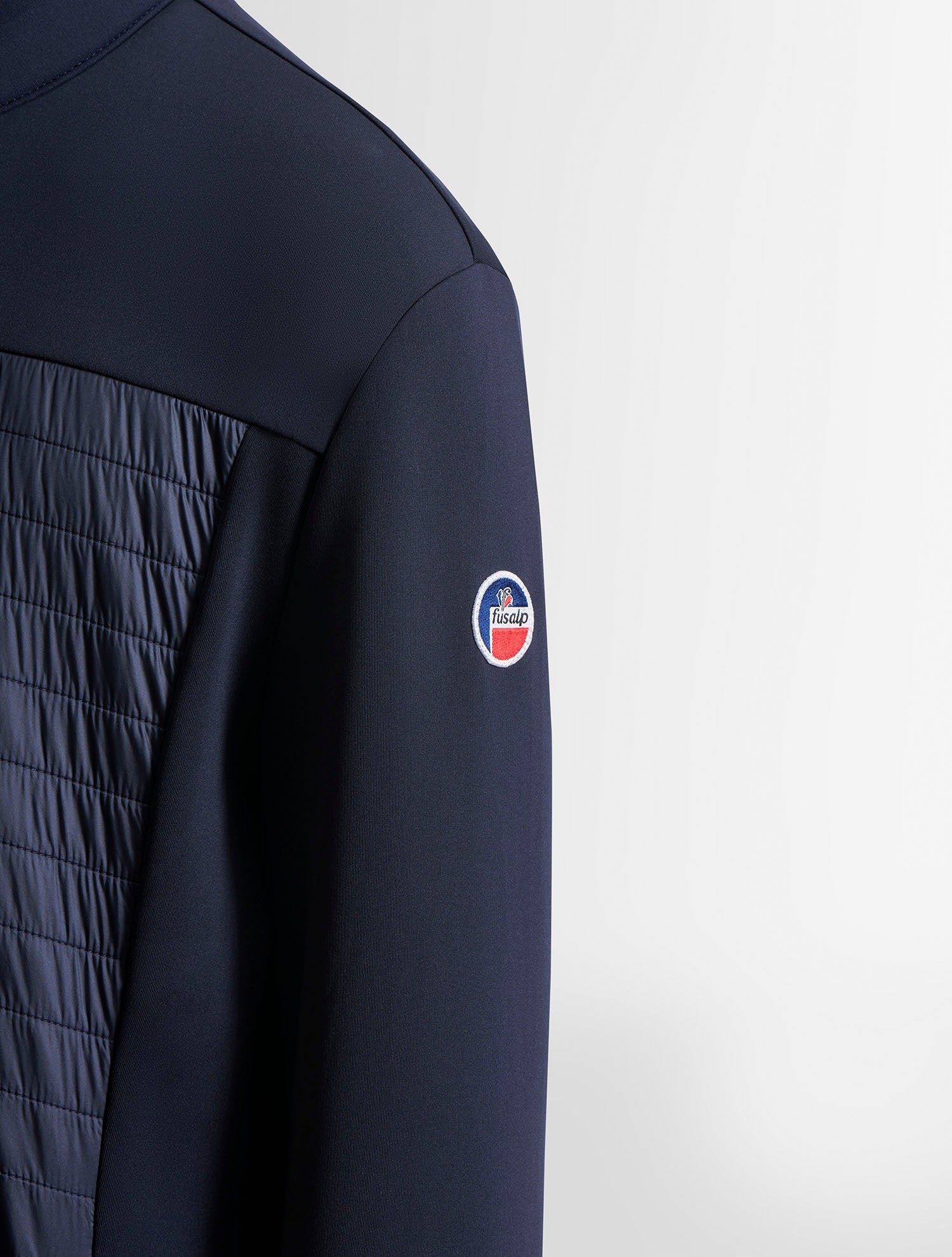 Veste légère aspon col montant coupe ajustée FUSALP Bleu