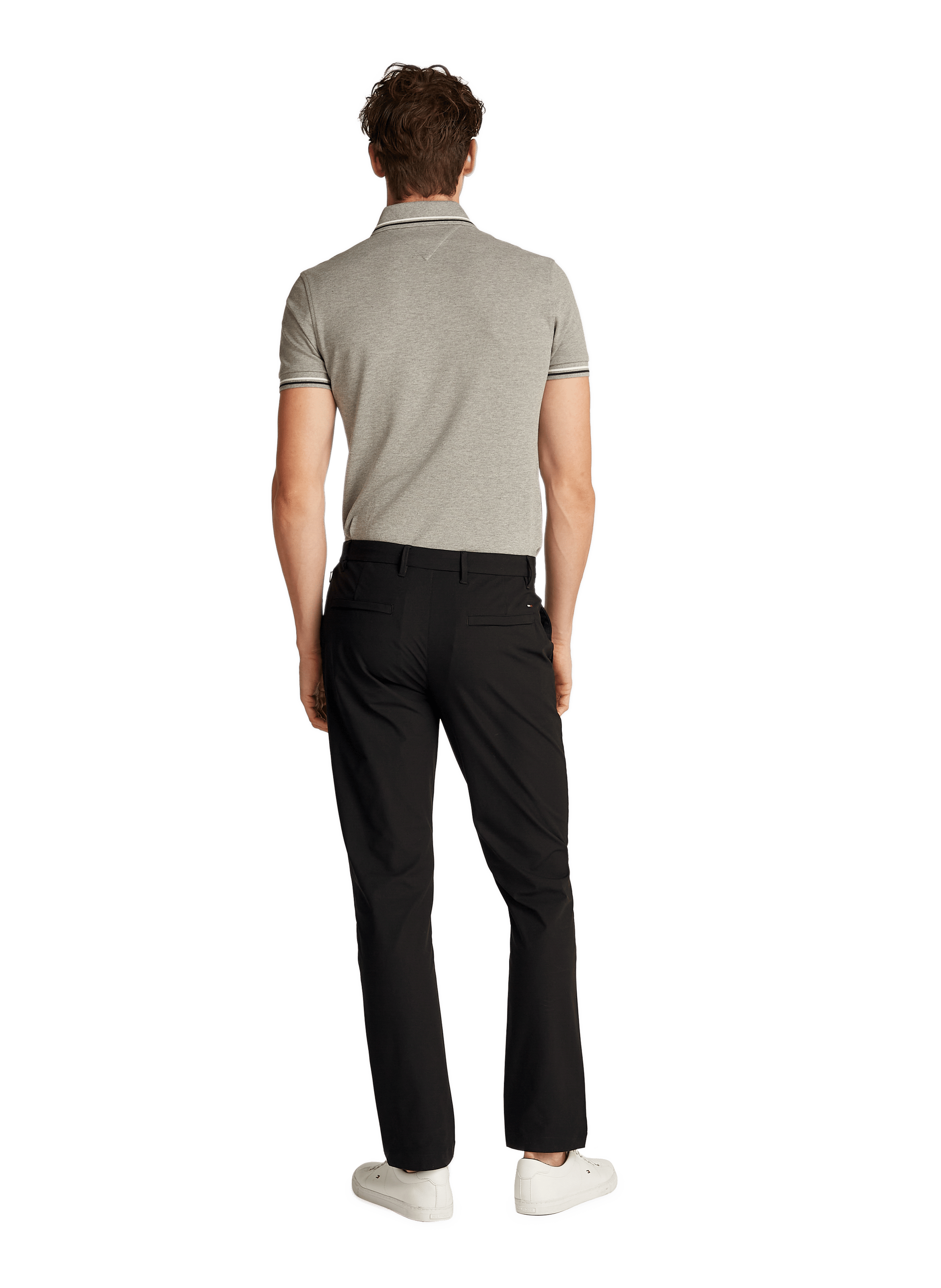 Straight chino trousers TOMMY HILFIGER Black