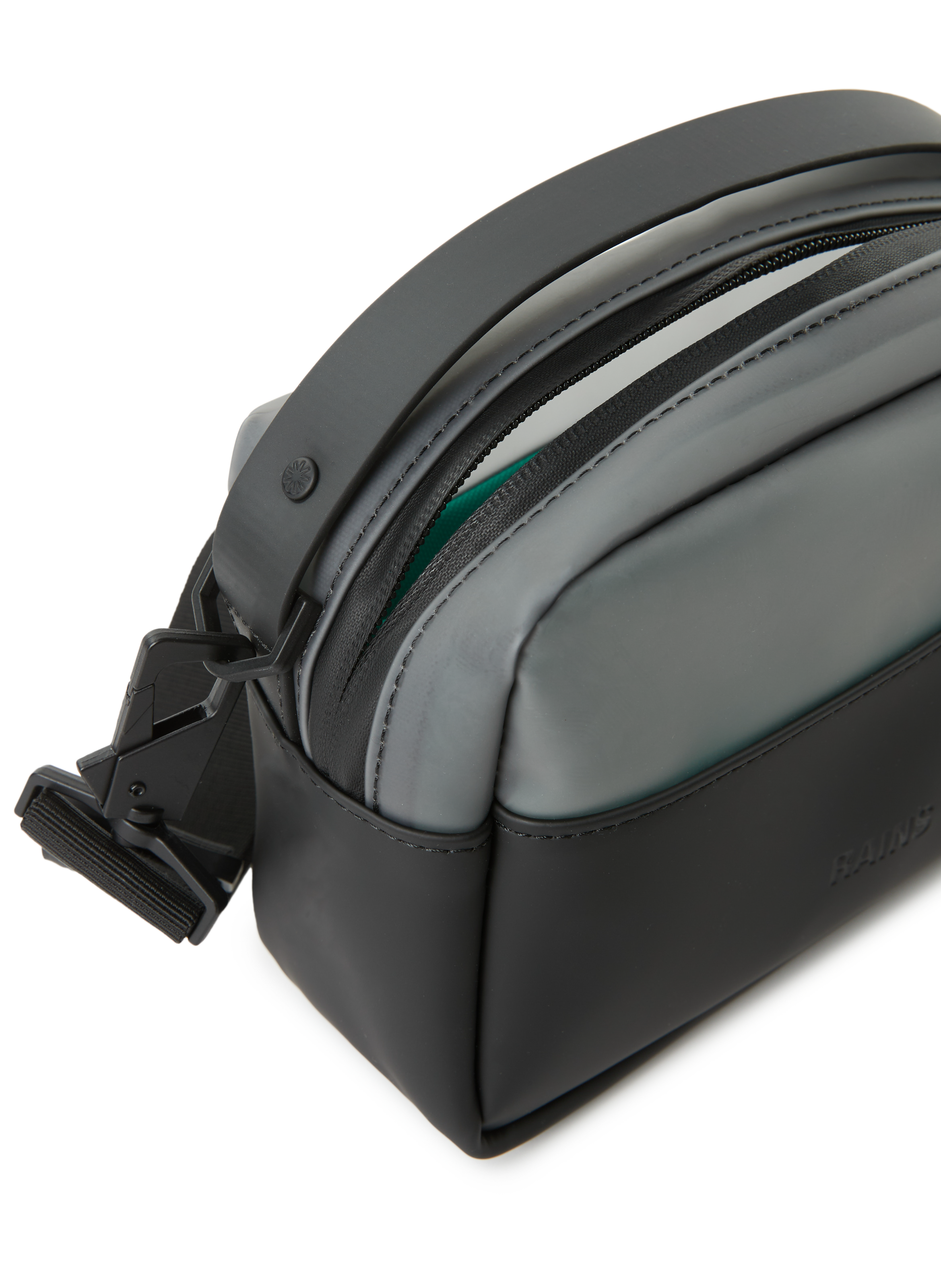 Two-tone shoulder bag Black