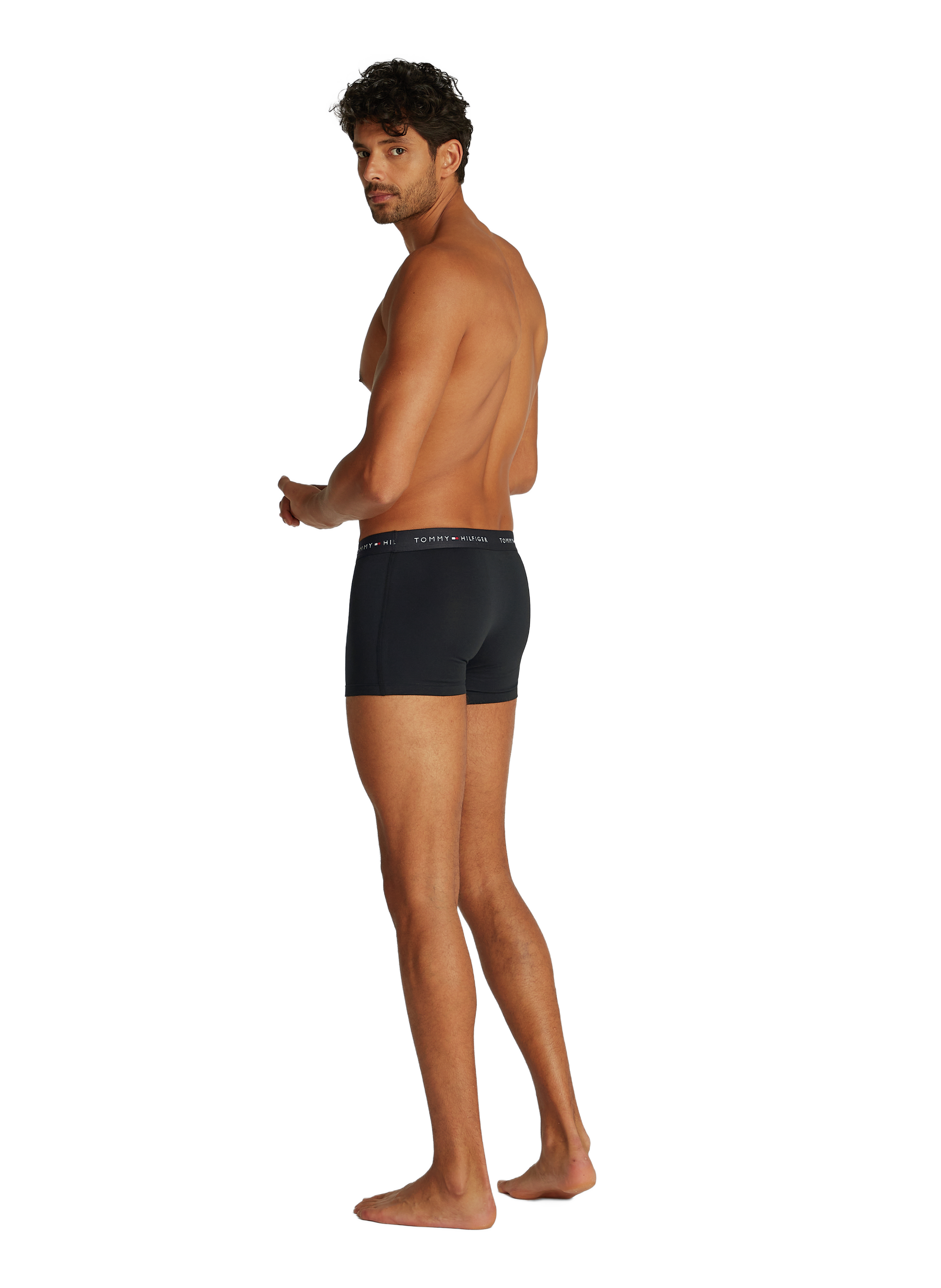 Lot de 3 boxers en coton organique TOMMY HILFIGER Noir