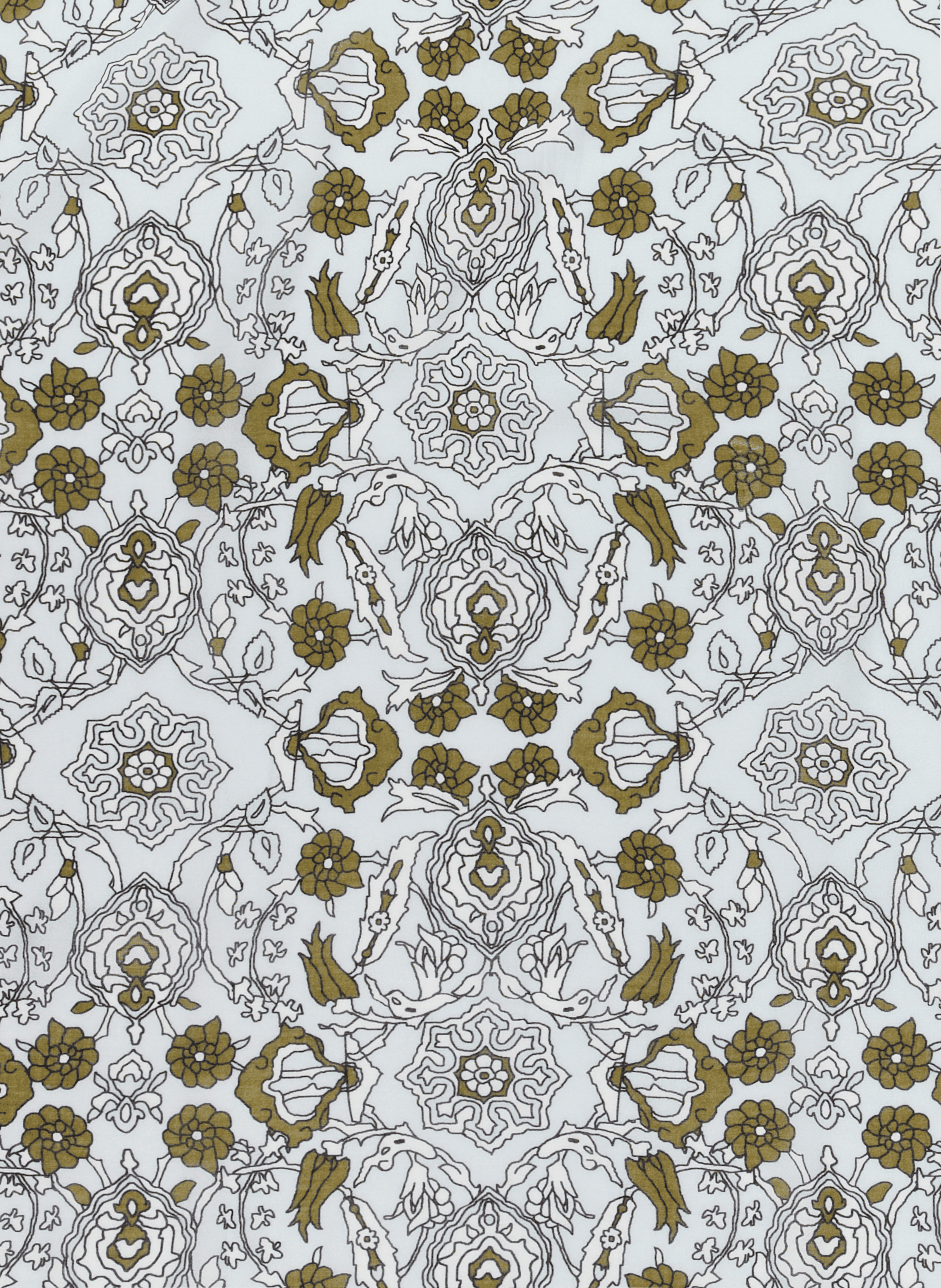 Foulard Felix imprimé MONSIEUR CHARLI Vert