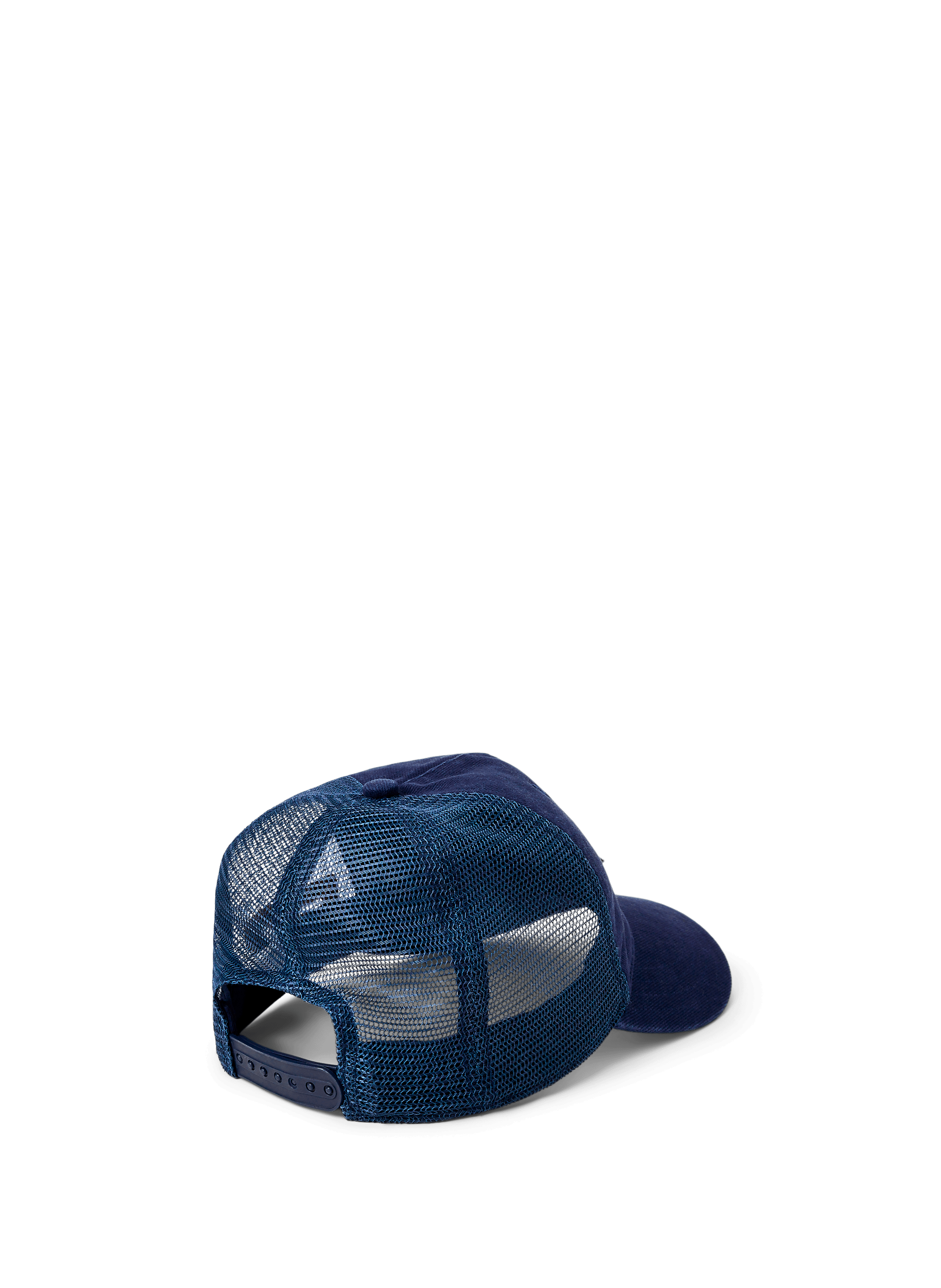 Casquette brodée en coton POLO RALPH LAUREN Bleu