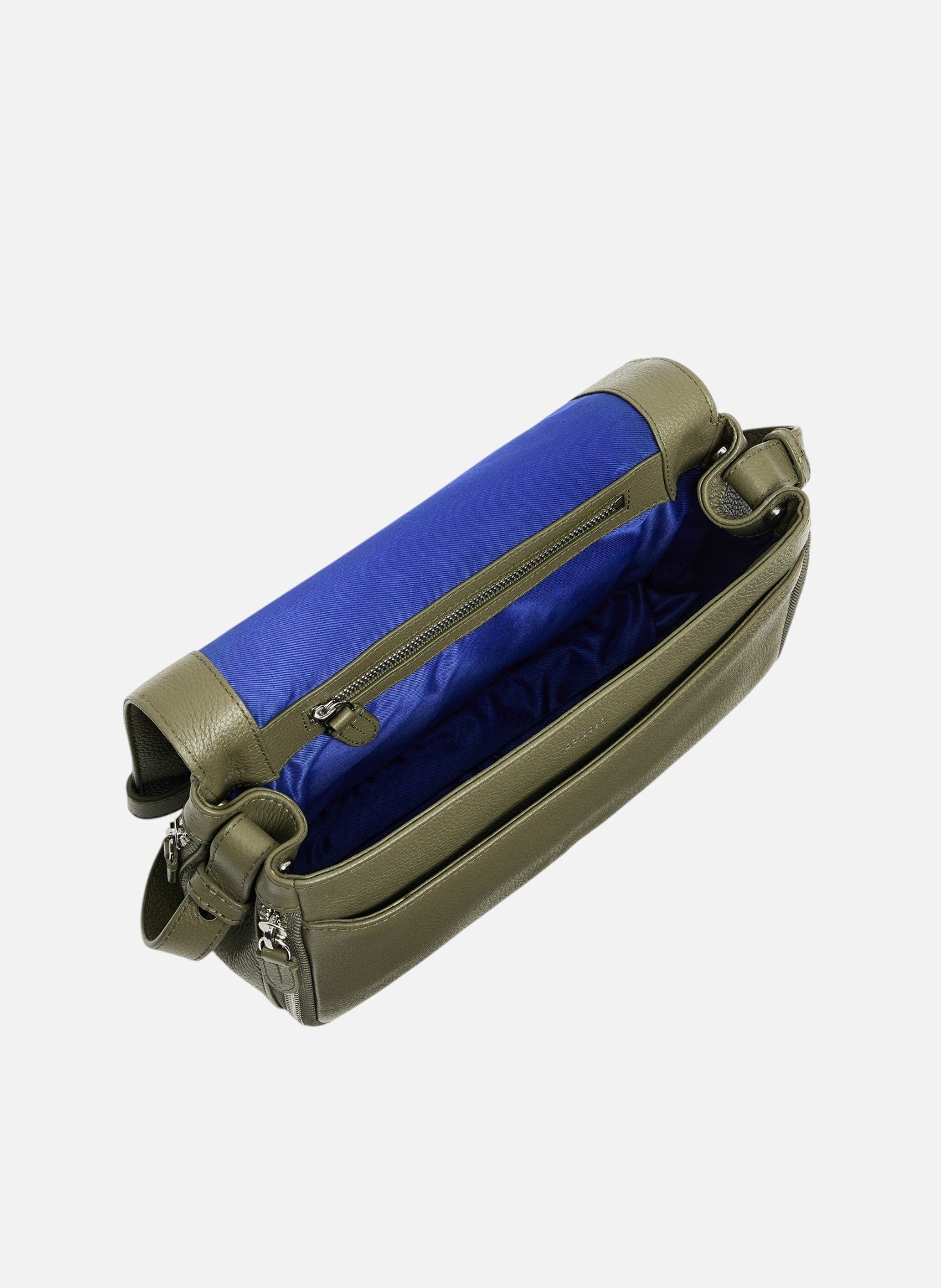 Petit sac bandoulière simone en cuir grainé LE TANNEUR Vert